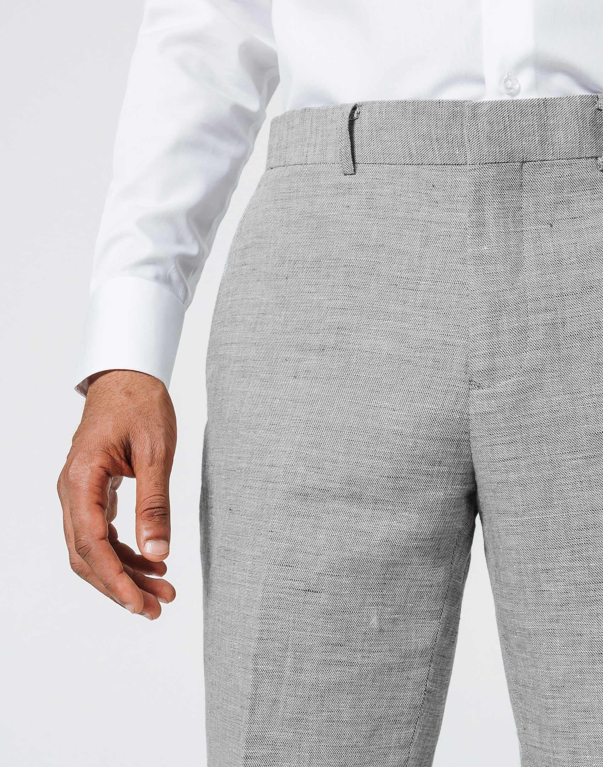 Pantalon Ville Gris Basique - Image 4