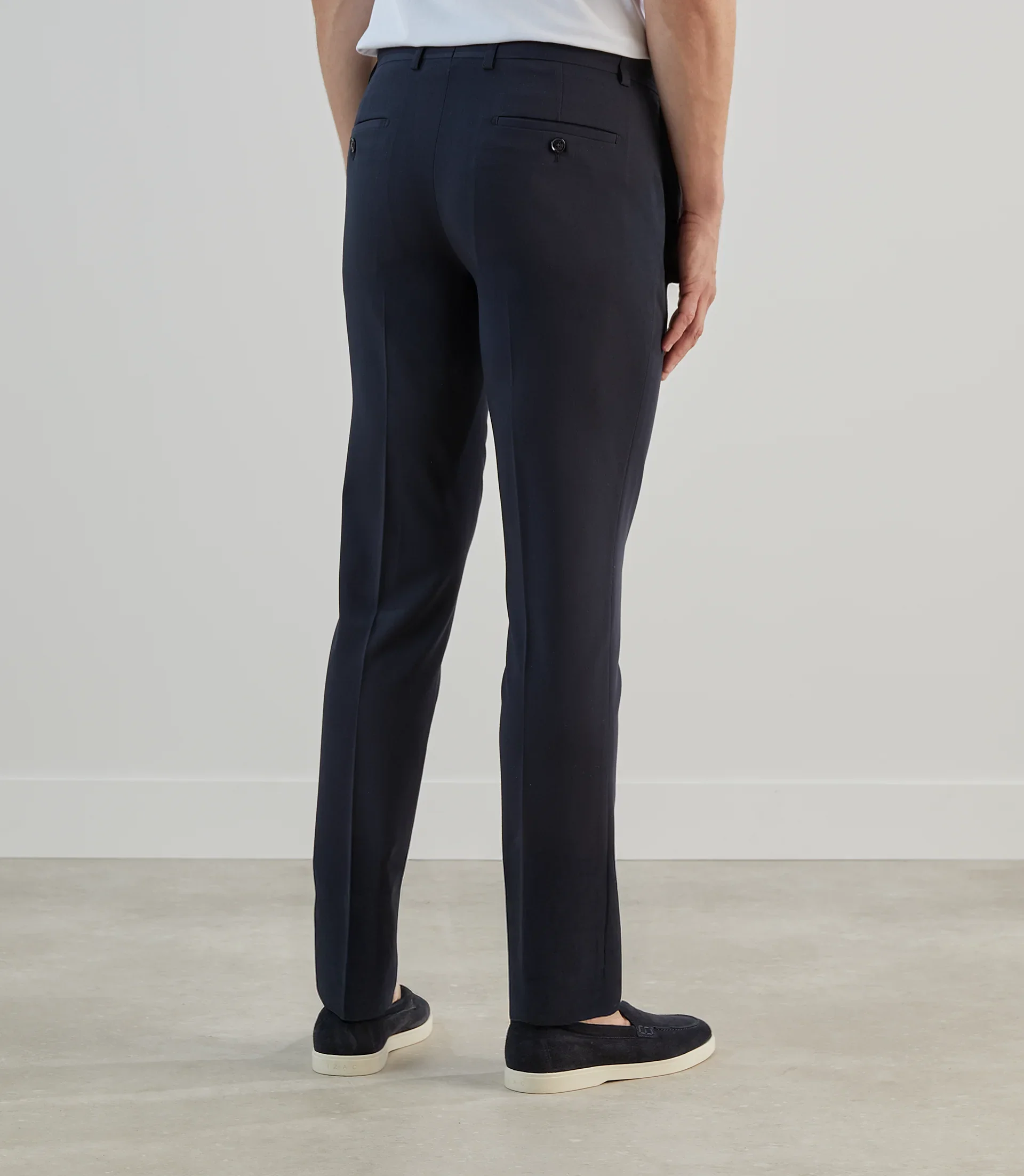 Pantalon ville lavable marine - Image 3