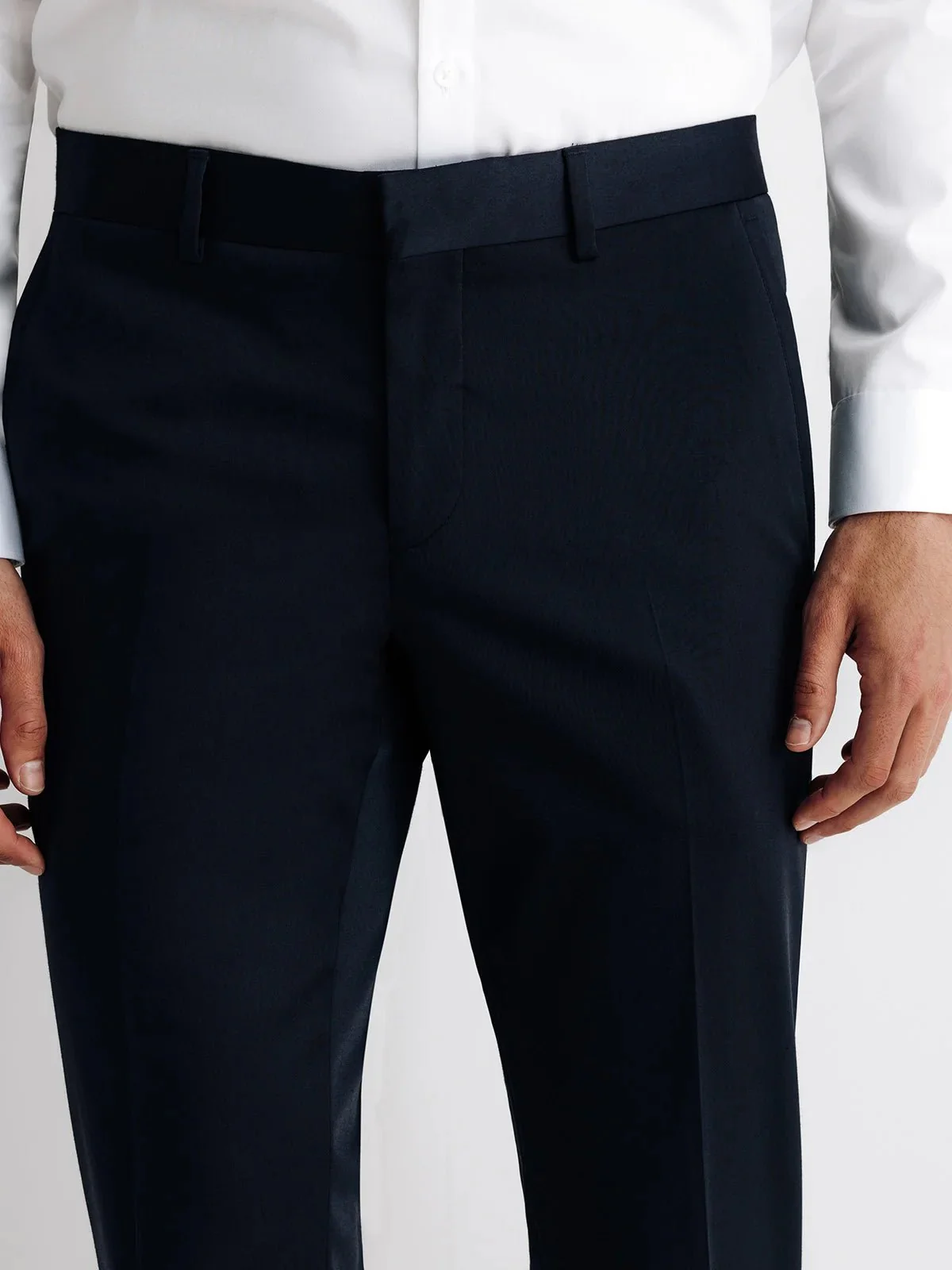 Pantalon ville séparable tissu technique marine - Image 2
