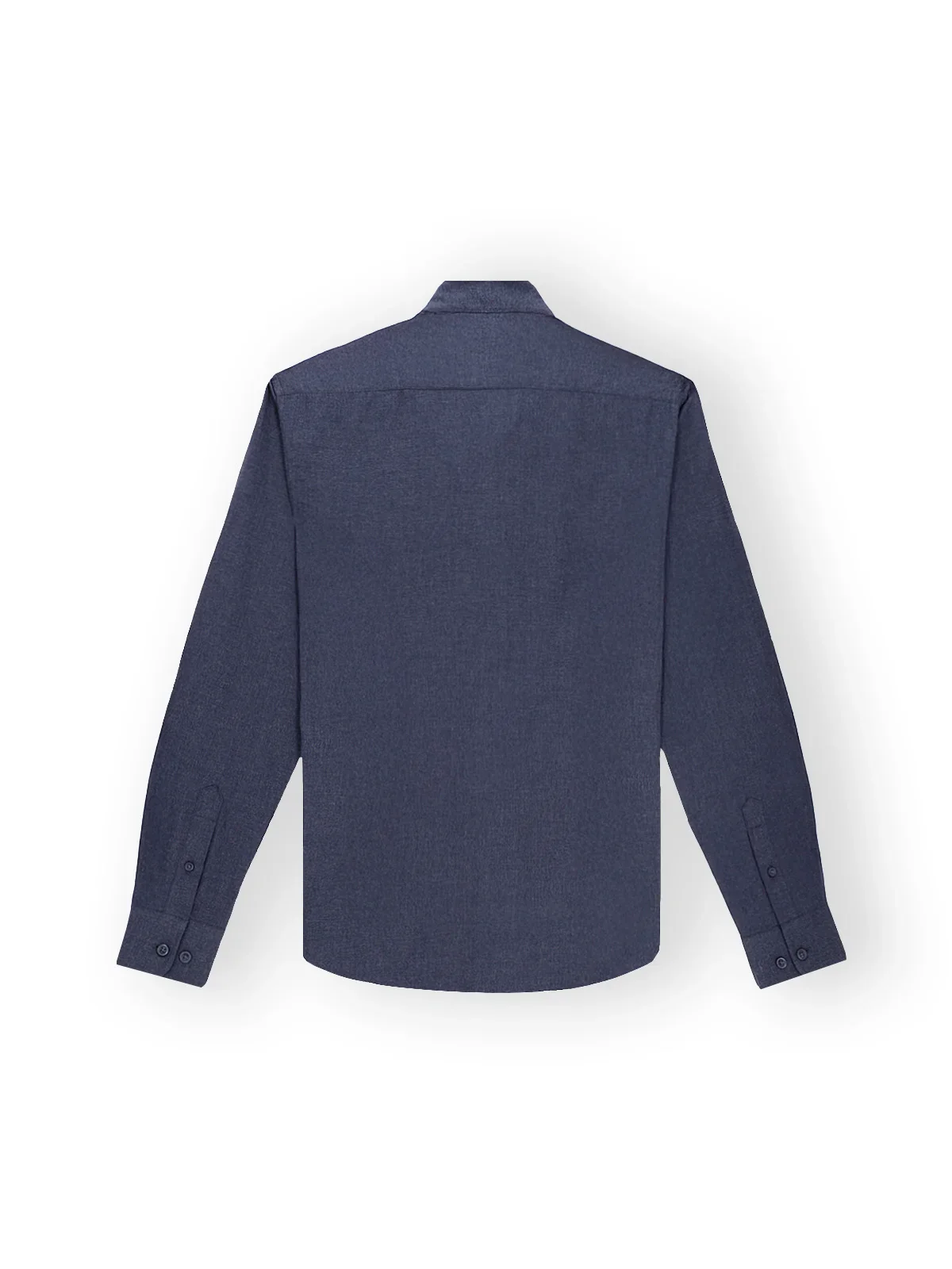 Chemise en flanelle marine - Image 2