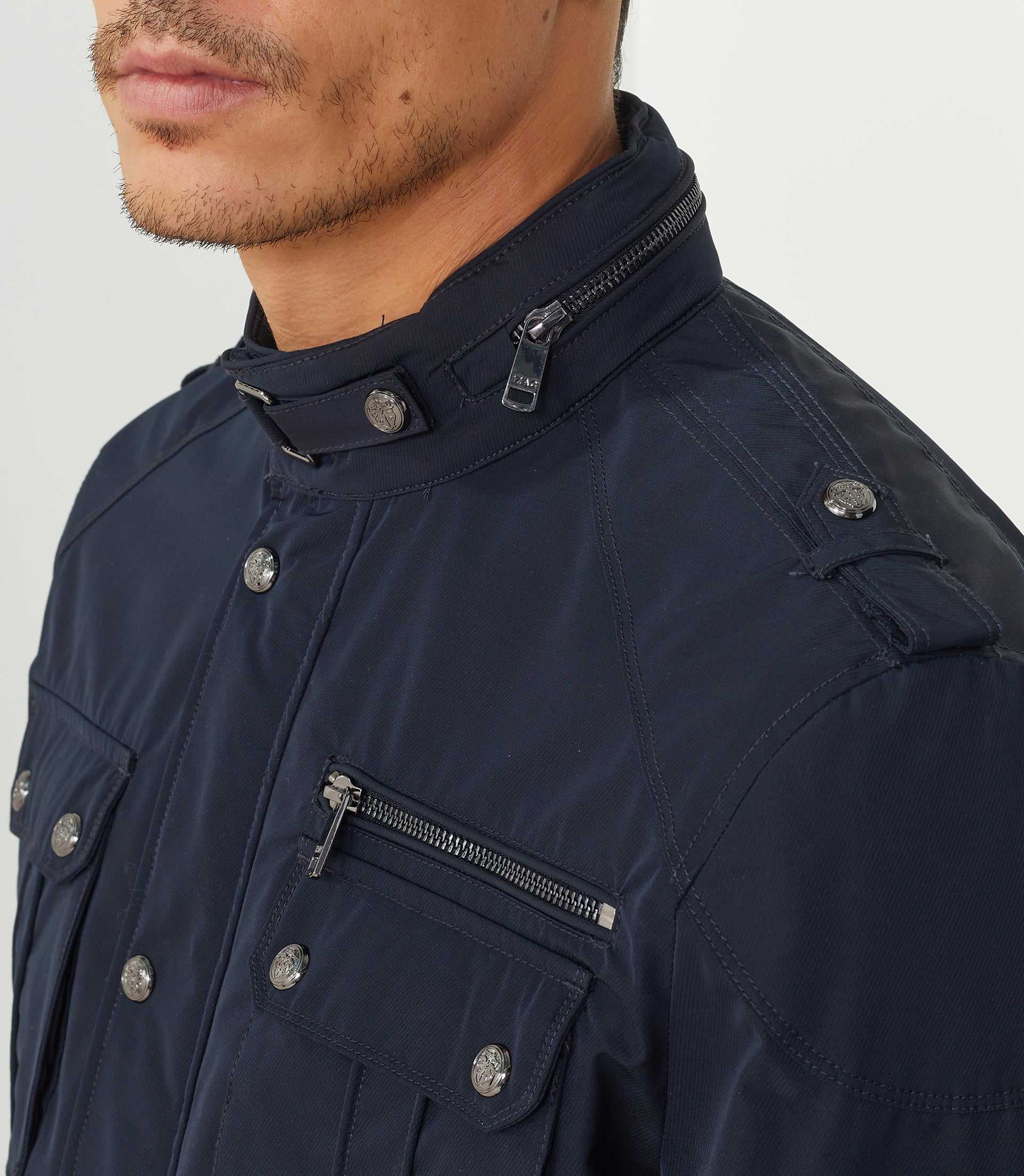 Parka multipoche bleu marine "Connu" - Image 3