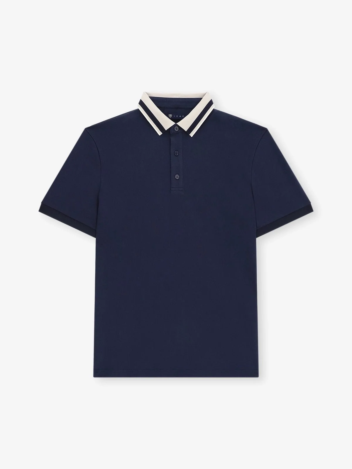 Polo col boutonné marine