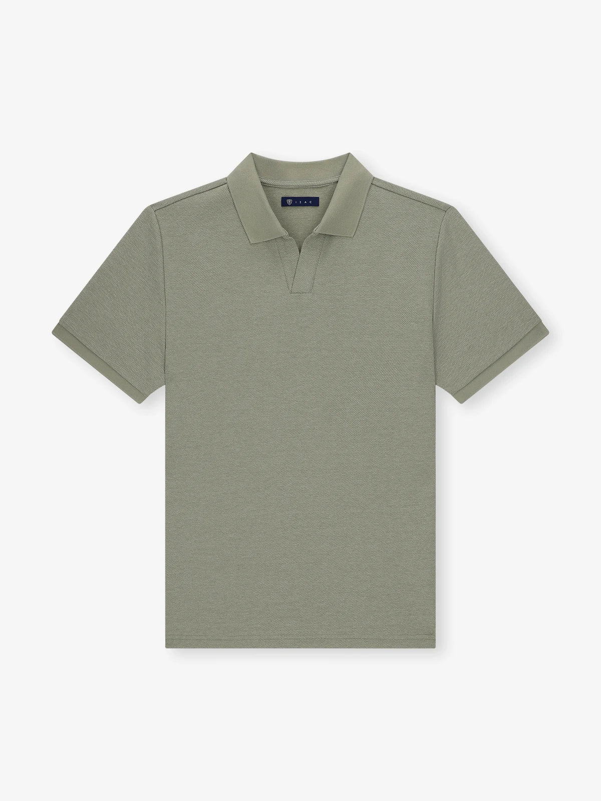 Polo col ouvert kaki