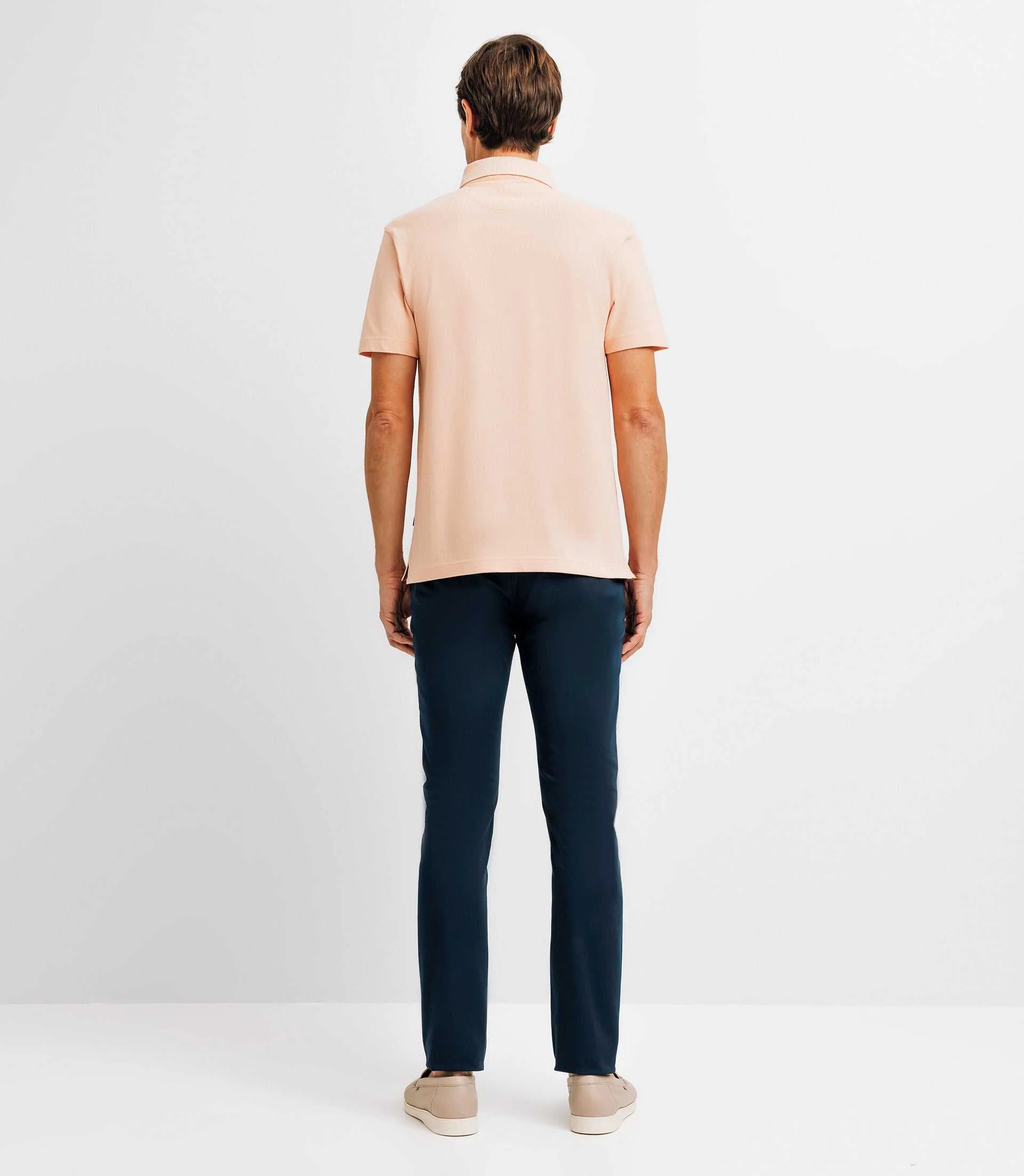 Polo avec broderie rose - Image 3