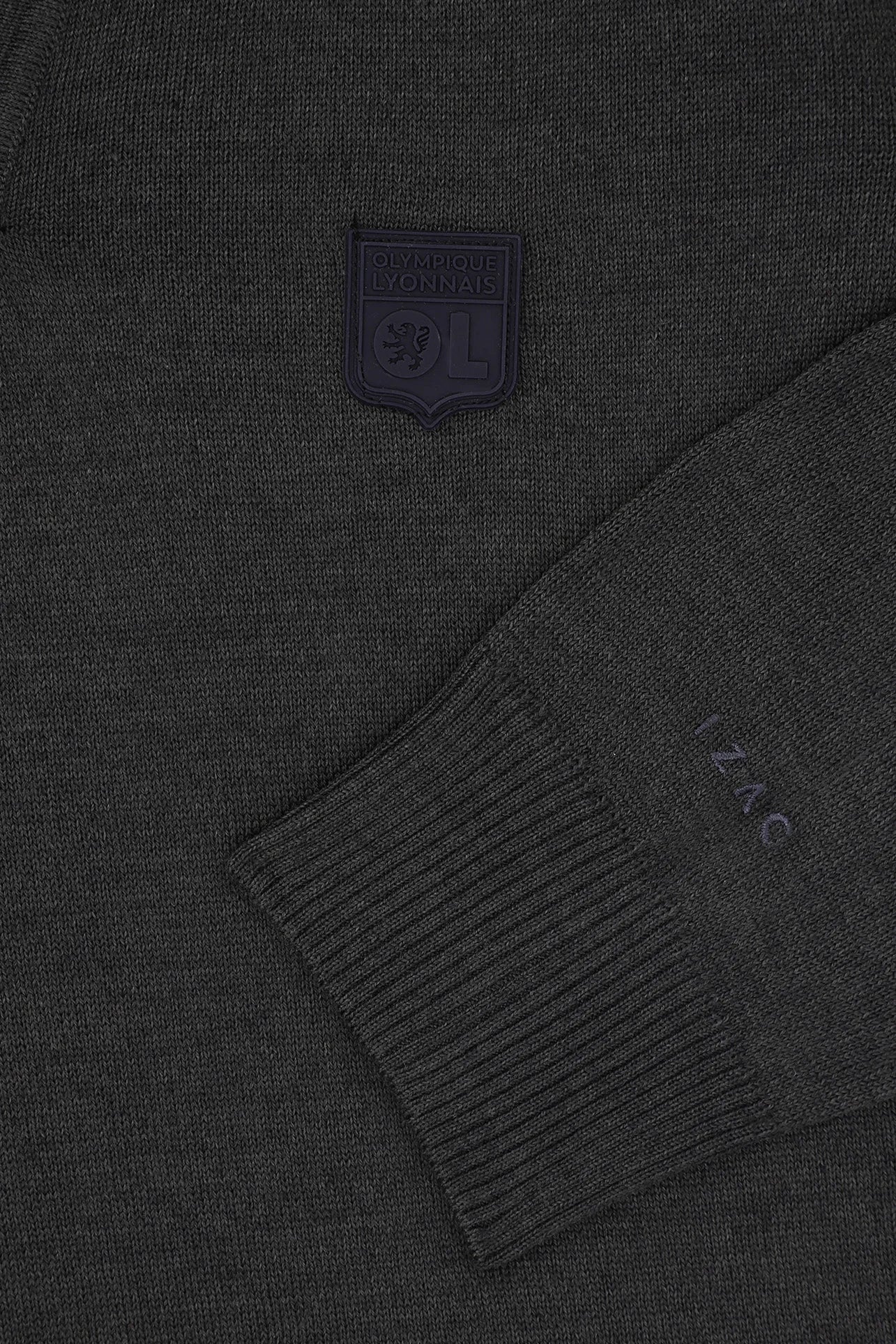 Pull col polo ouvert anthracite - Image 4