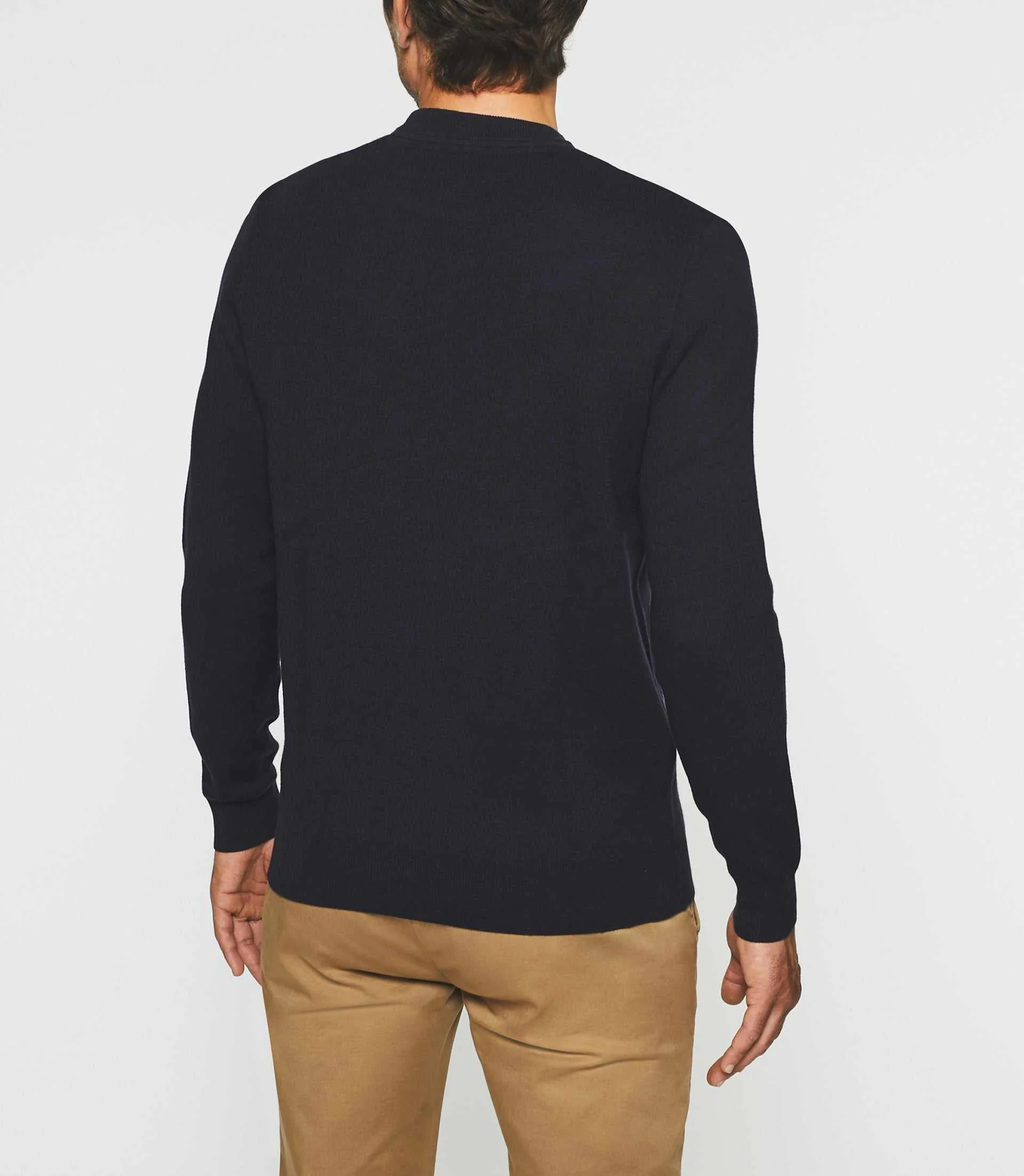 Pull col rond marine BRAD - Image 5