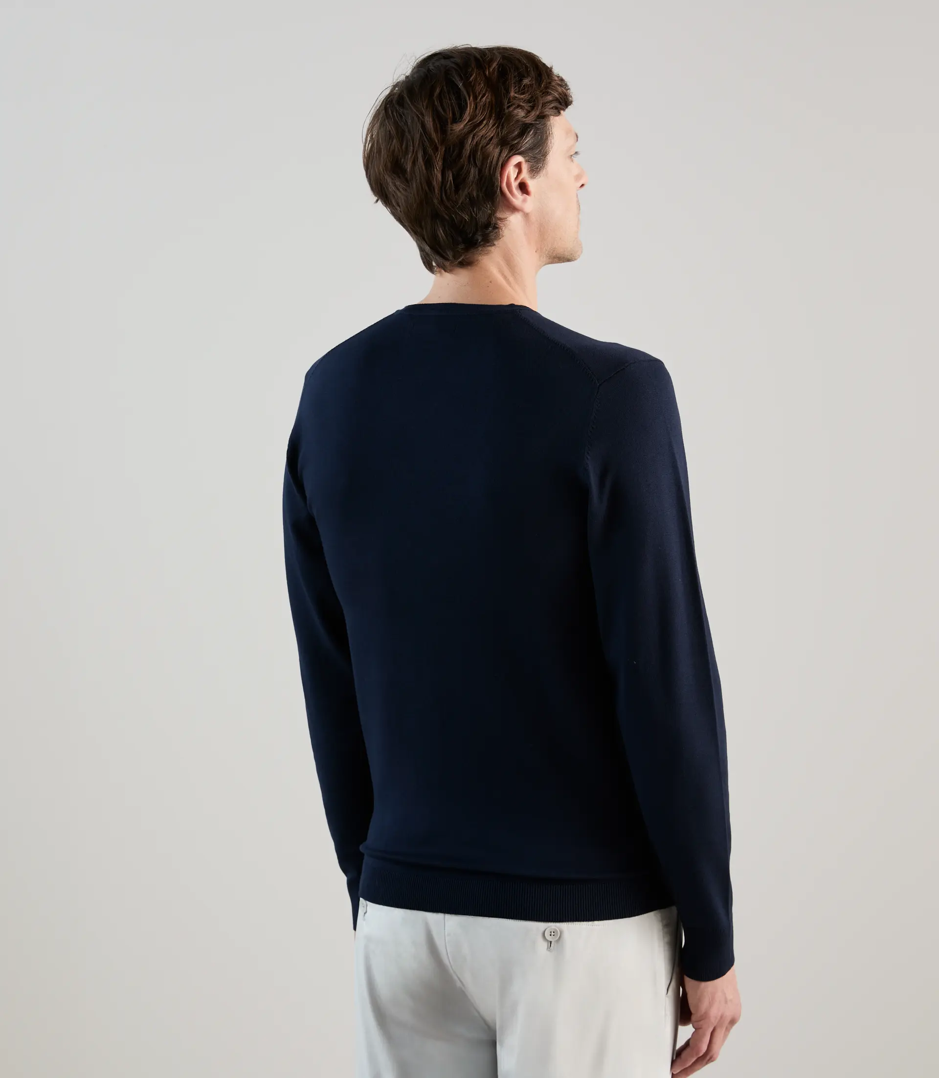 Pull col v marine - Image 3
