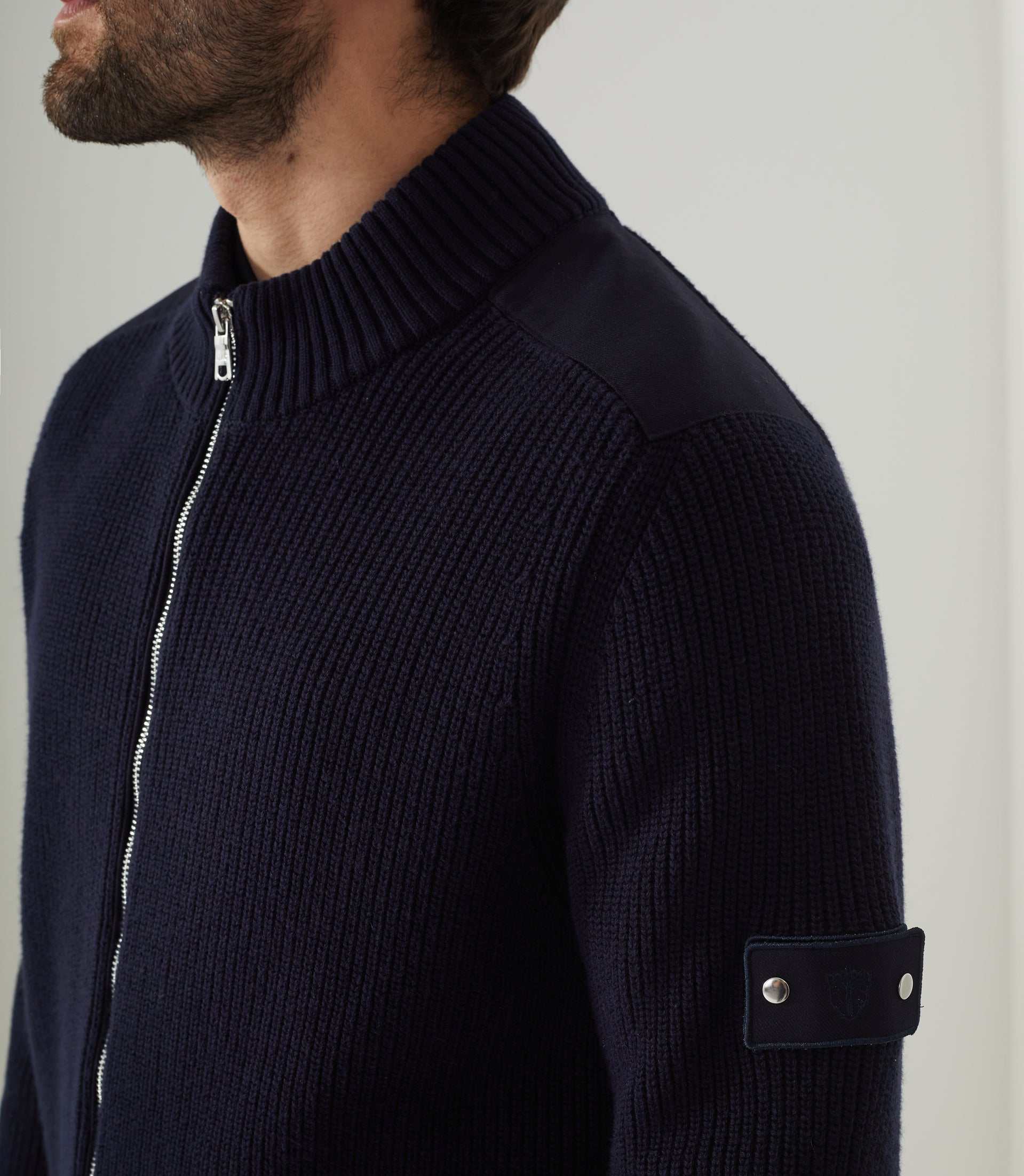Gilet zippé marine "SWsami" - Image 3