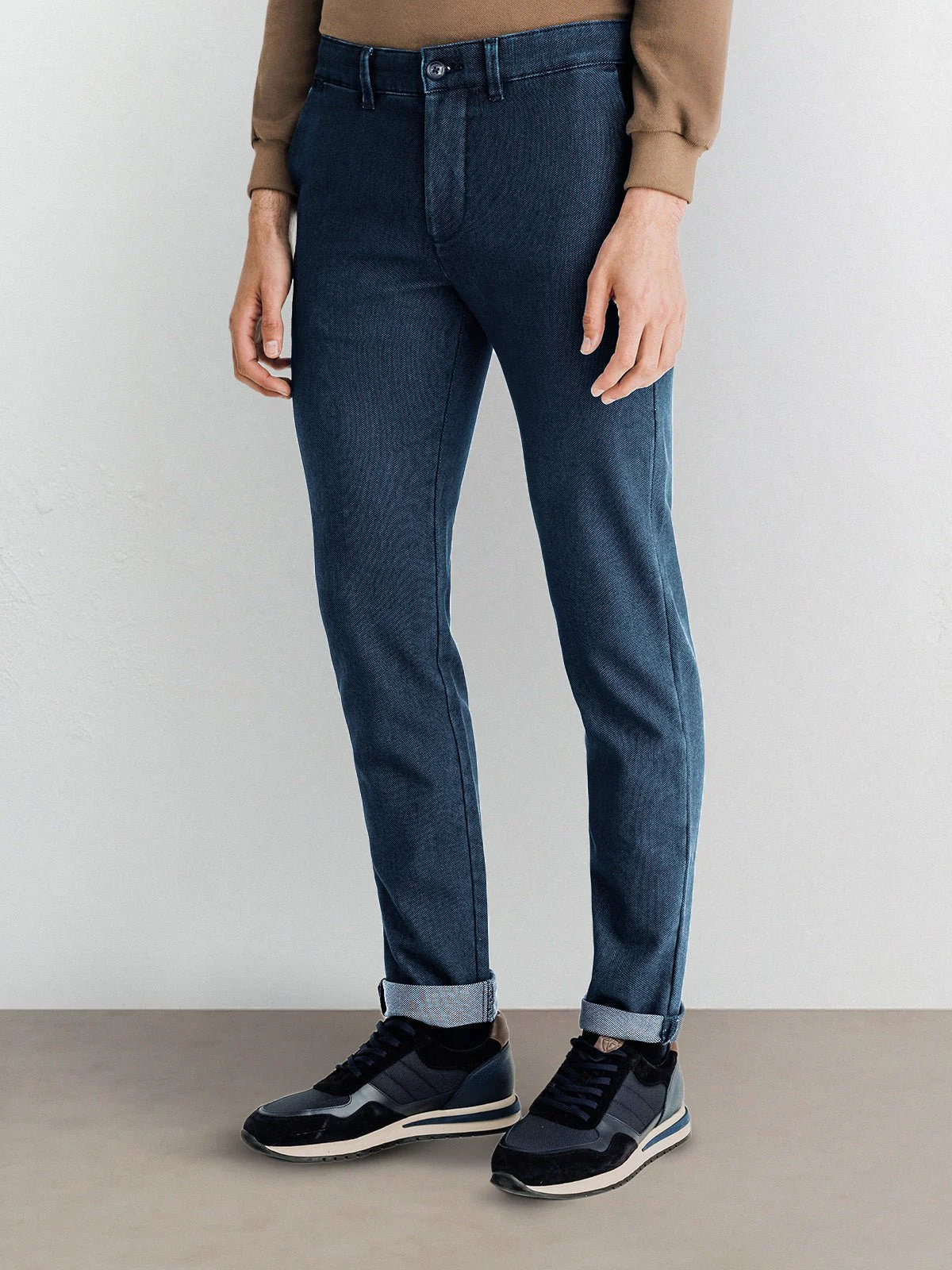 Pantalon armuré indigo