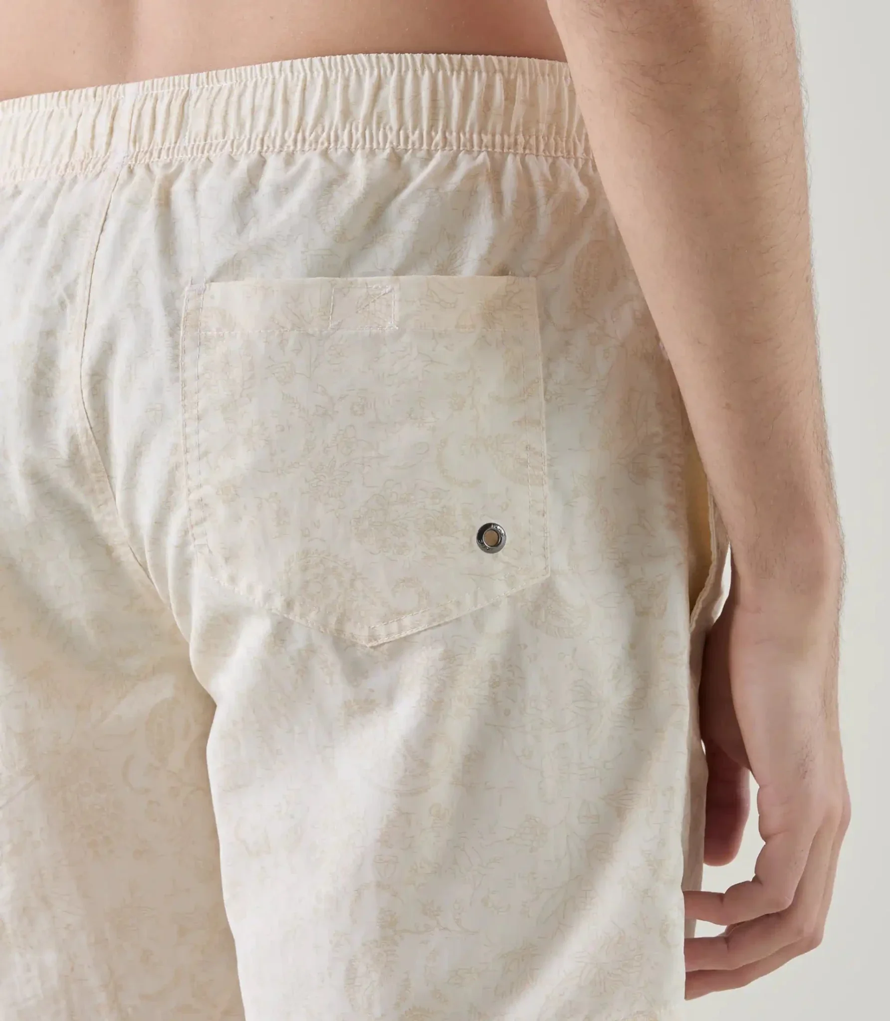 Short de bain écru - Image 3