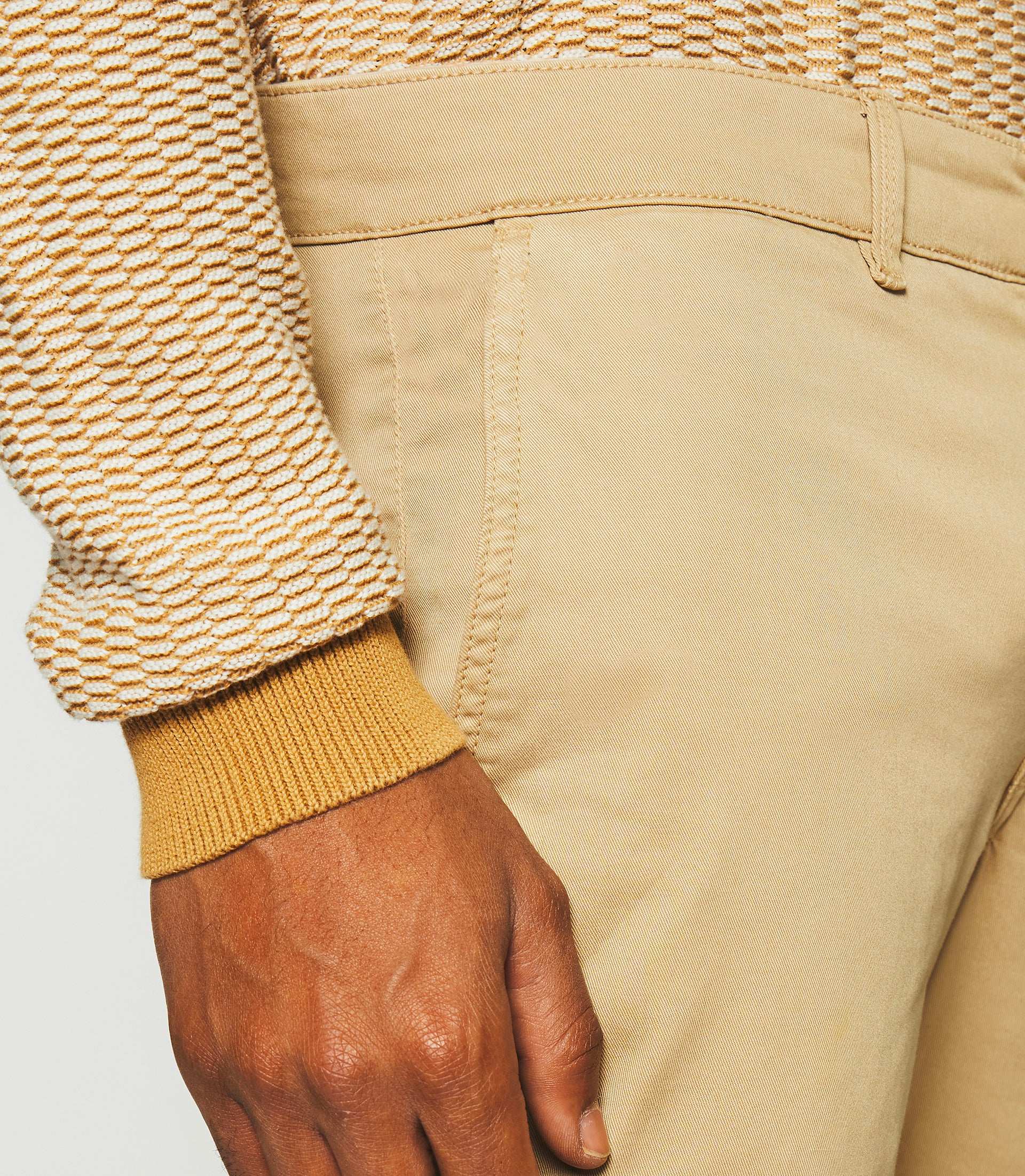 Pantalon slack slim beige PACHELOR - Image 2