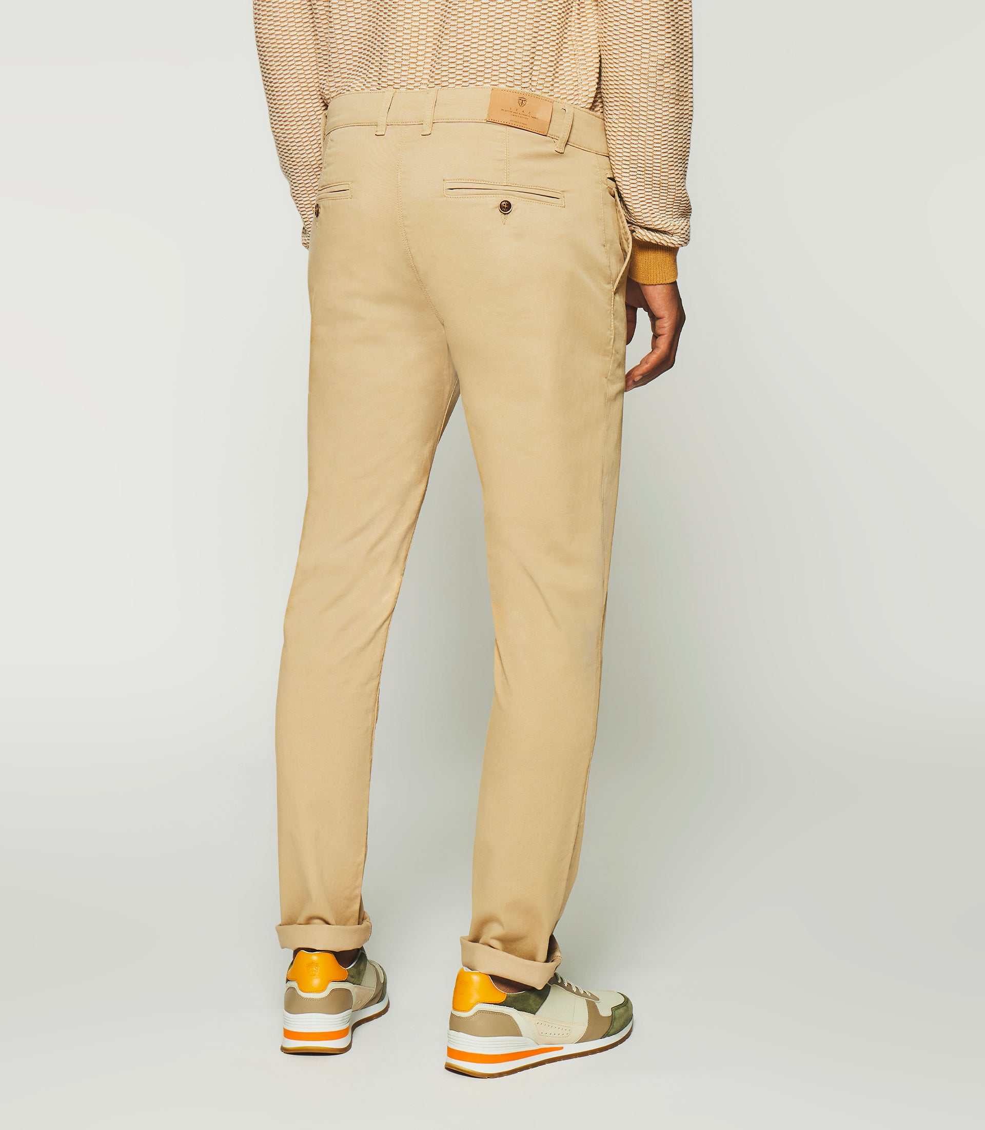 Pantalon slack slim beige PACHELOR - Image 3