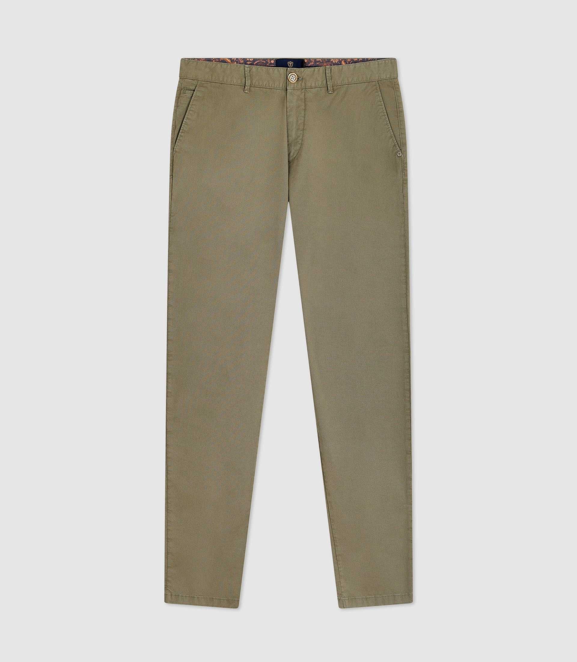 Pantalon slim kaki clair "Perline" - Image 6