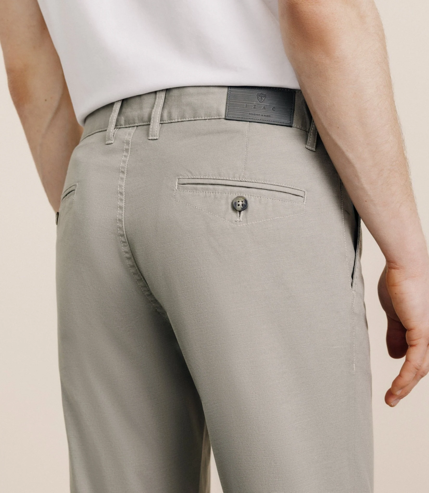 Pantalon slim kaki - Image 4