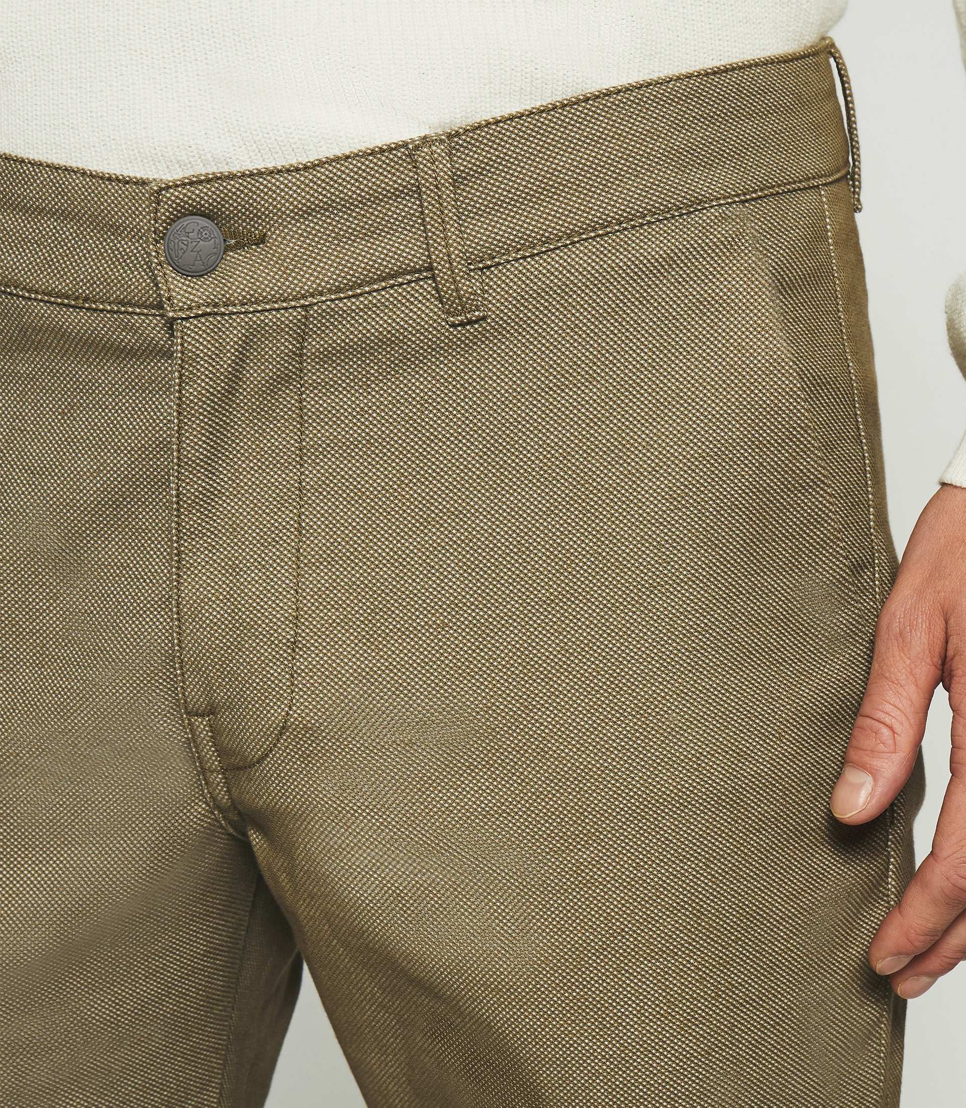 Pantalon slack kaki PARFAIT - Image 2