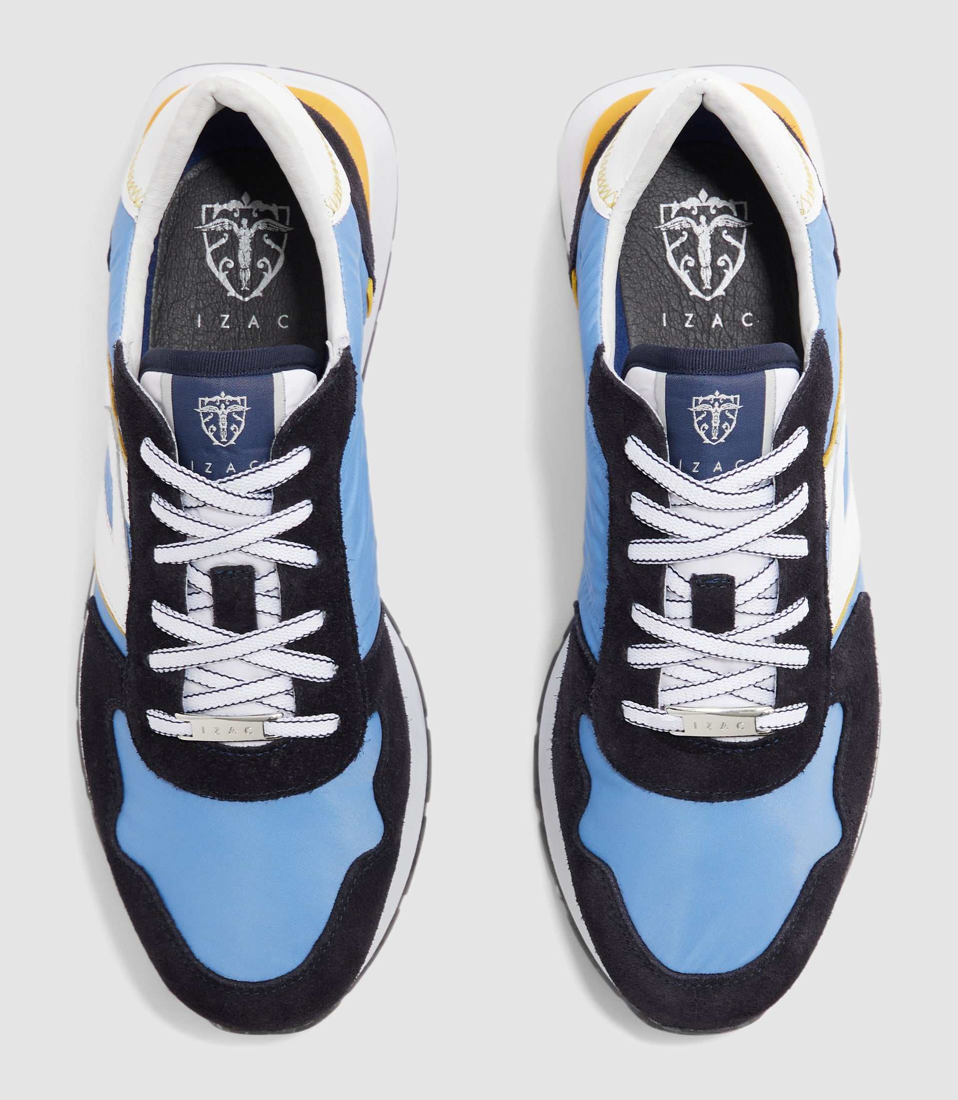 Sneakers bleu ciel et marine "Edisson" - Image 4