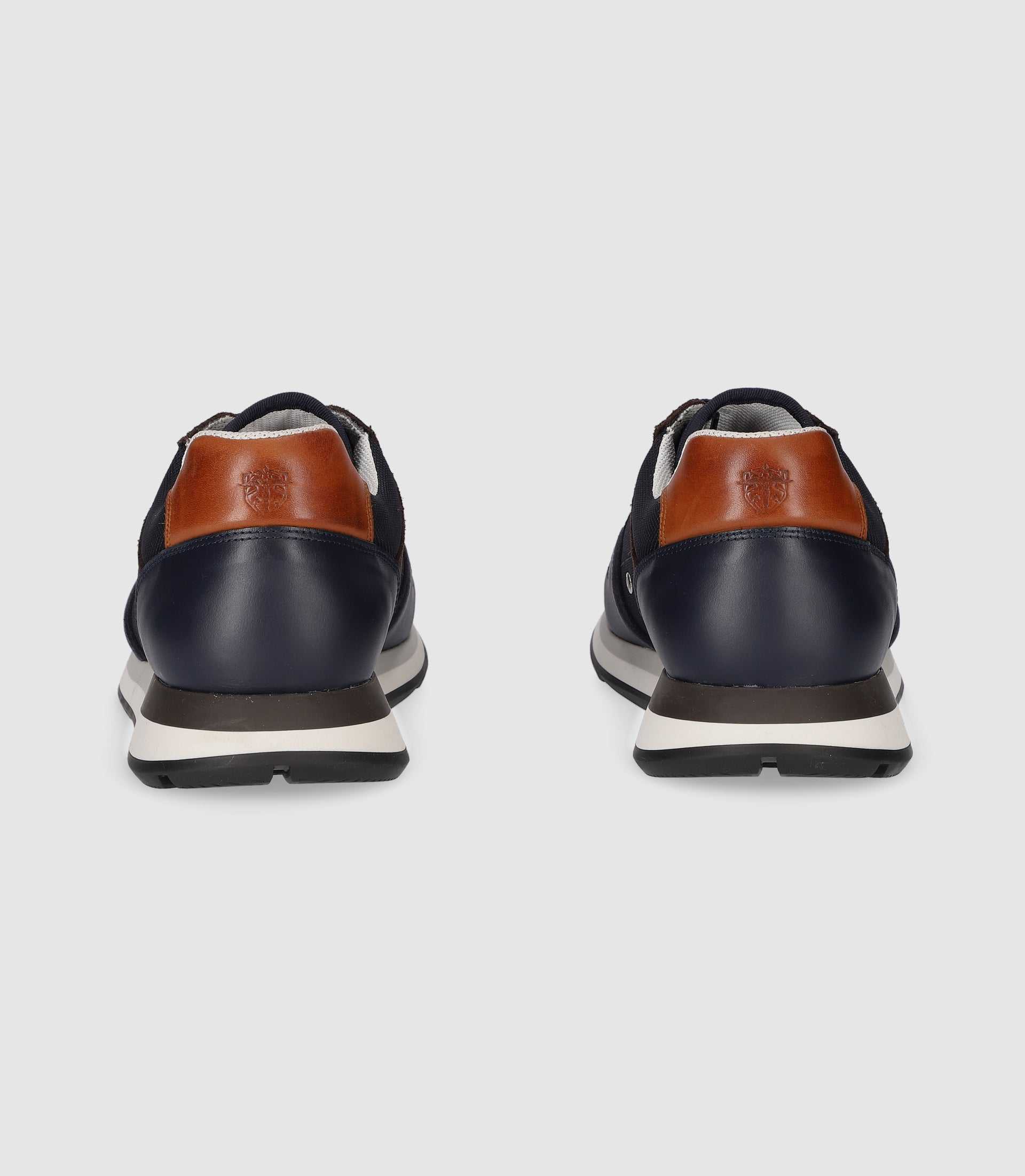 Sneakers en cuir marine ODE - Image 3