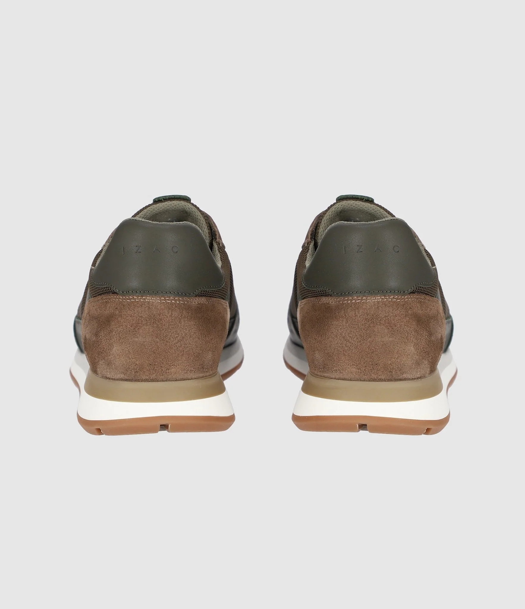 Sneakers suède et textile kaki ORLAND - Image 5
