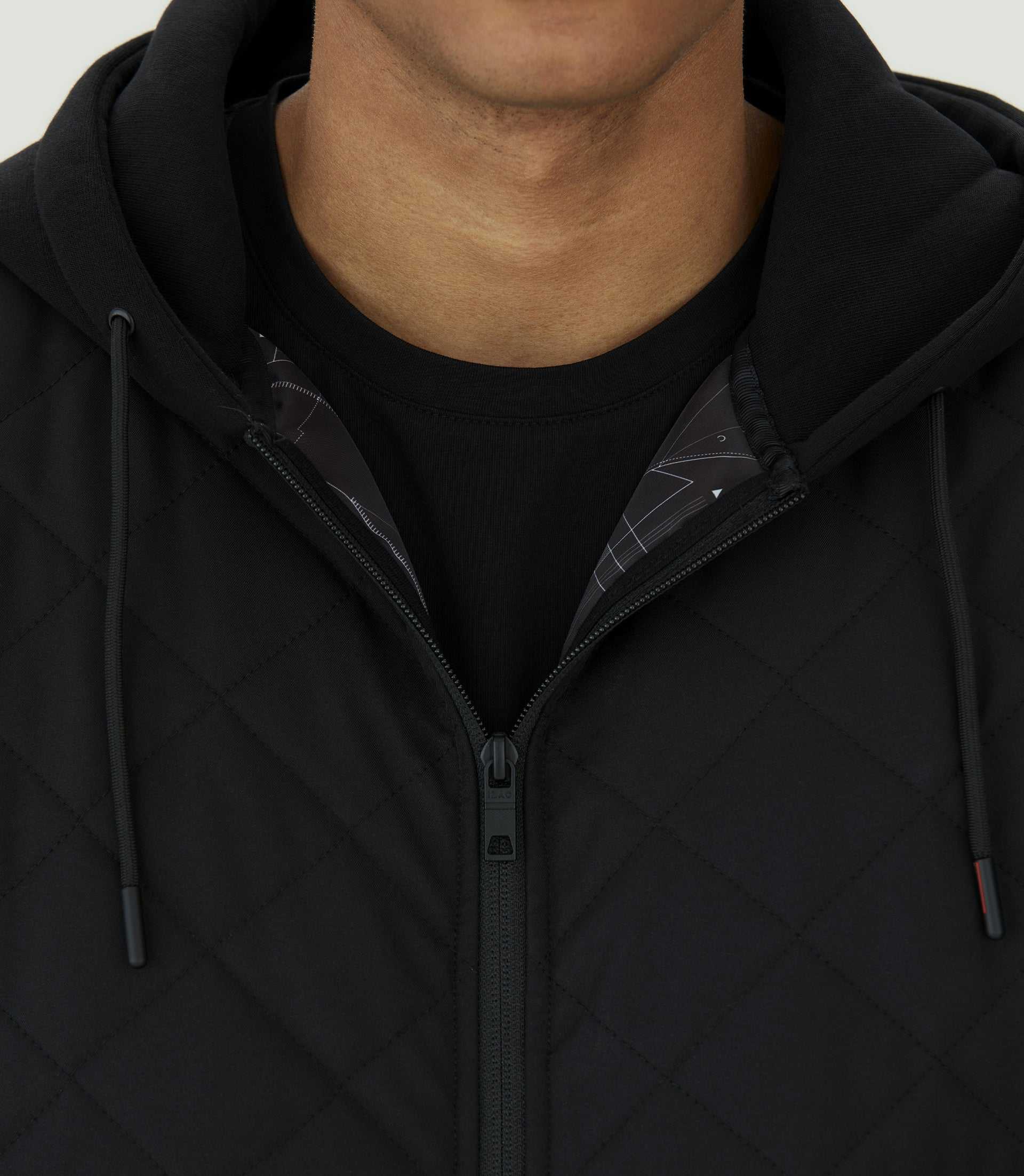 Sweat à capuche noir "SWlisio" - Image 3
