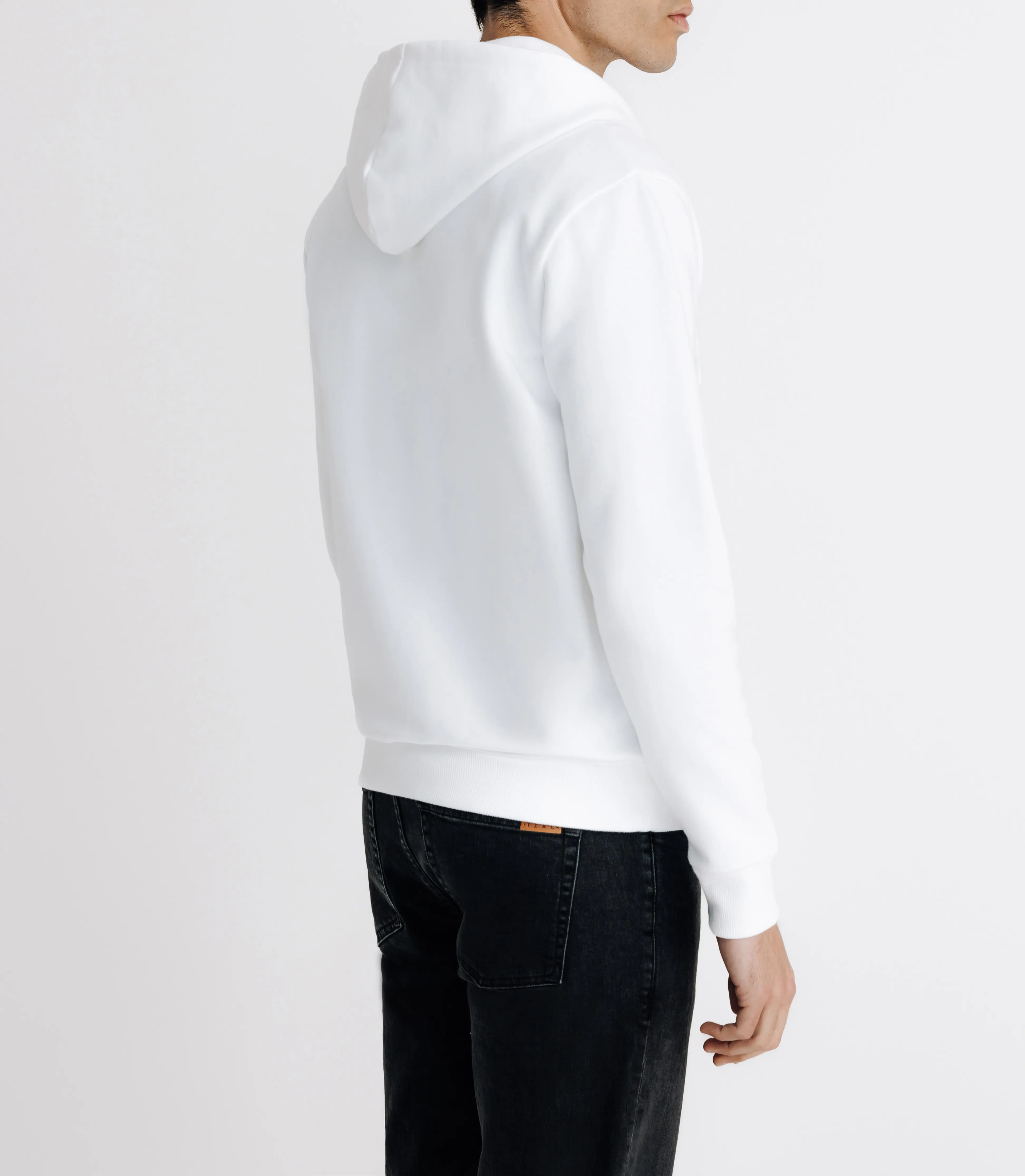 Pull gilet à capuche blanc - Image 4