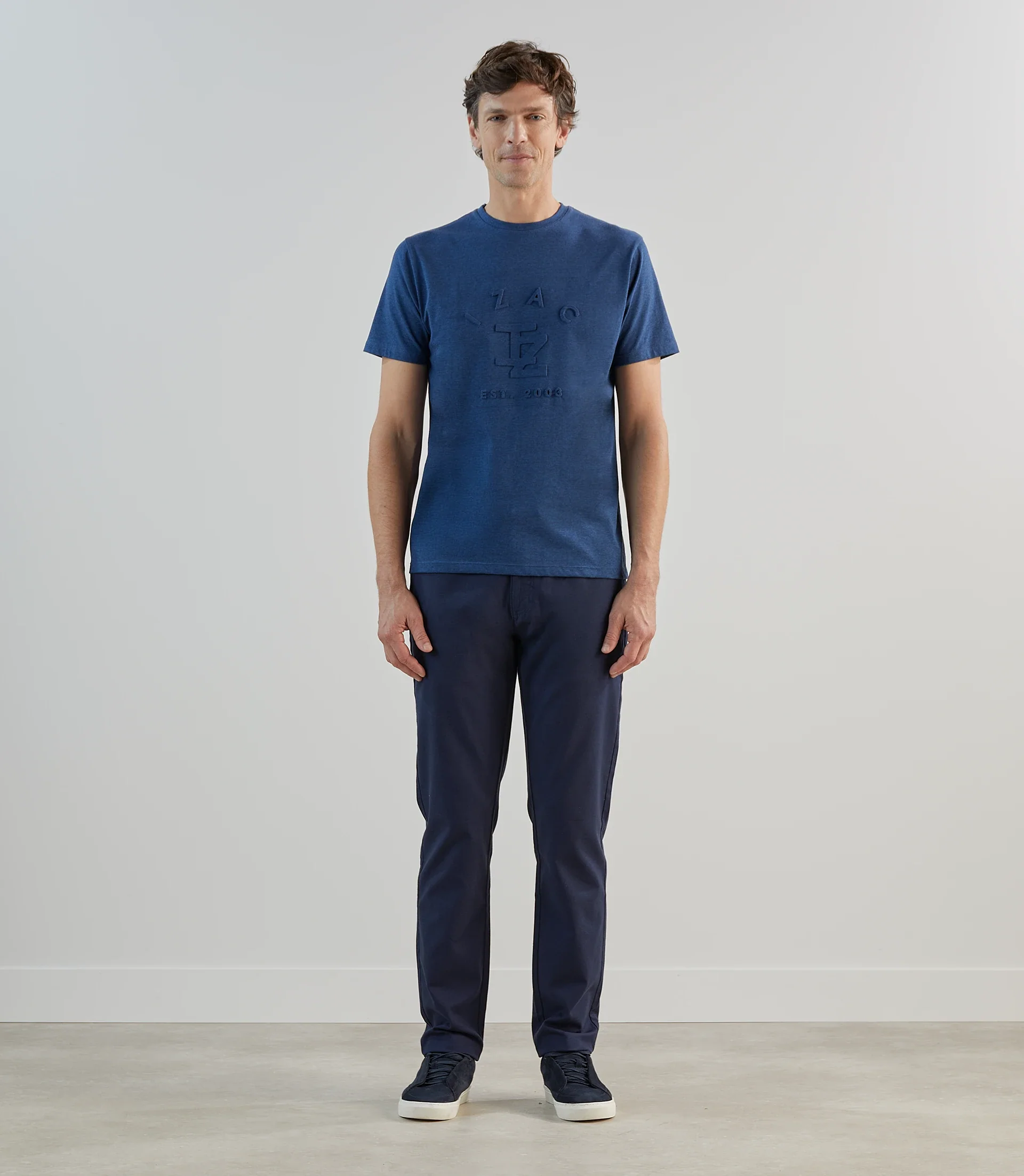 T-shirt à manches courtes marine - Image 3