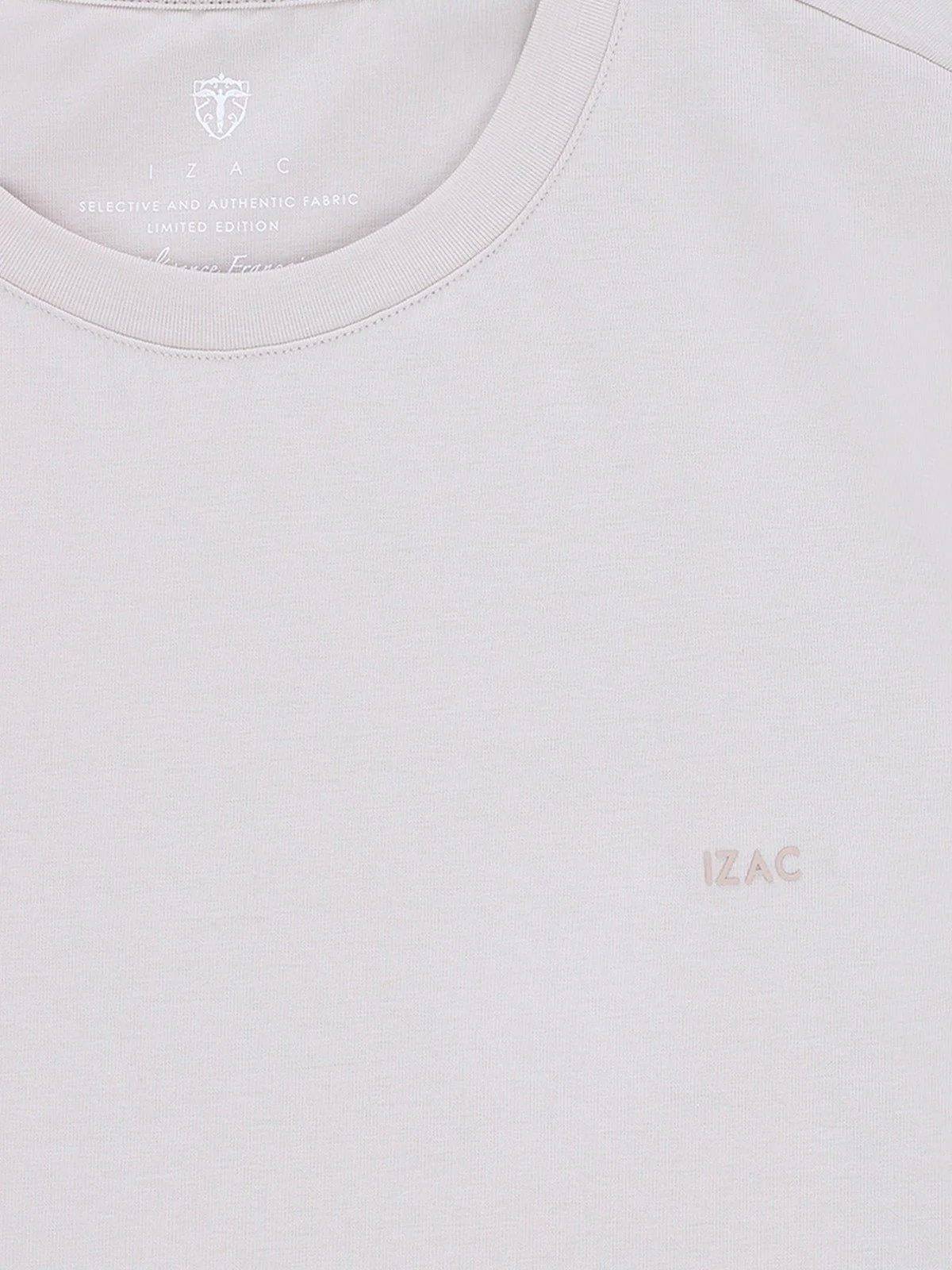 T-shirt col rond  beige - Image 2