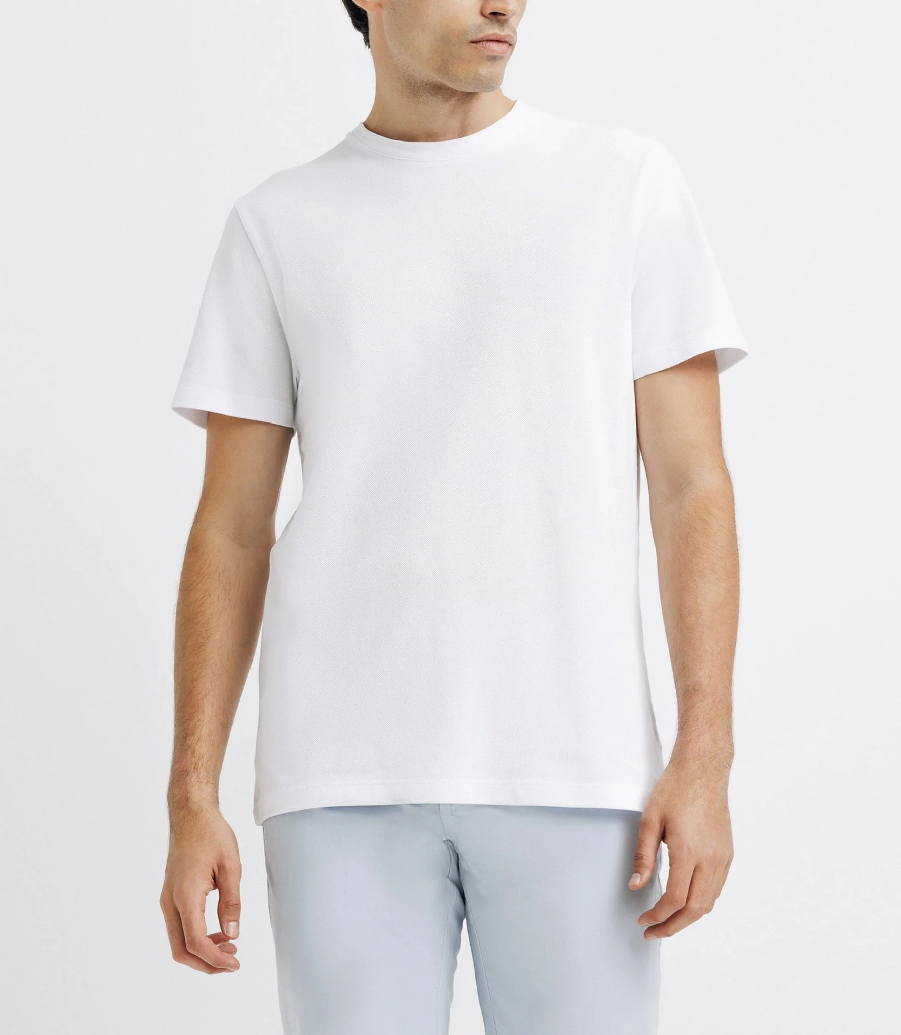 T-shirt piqué blanc - Image 2