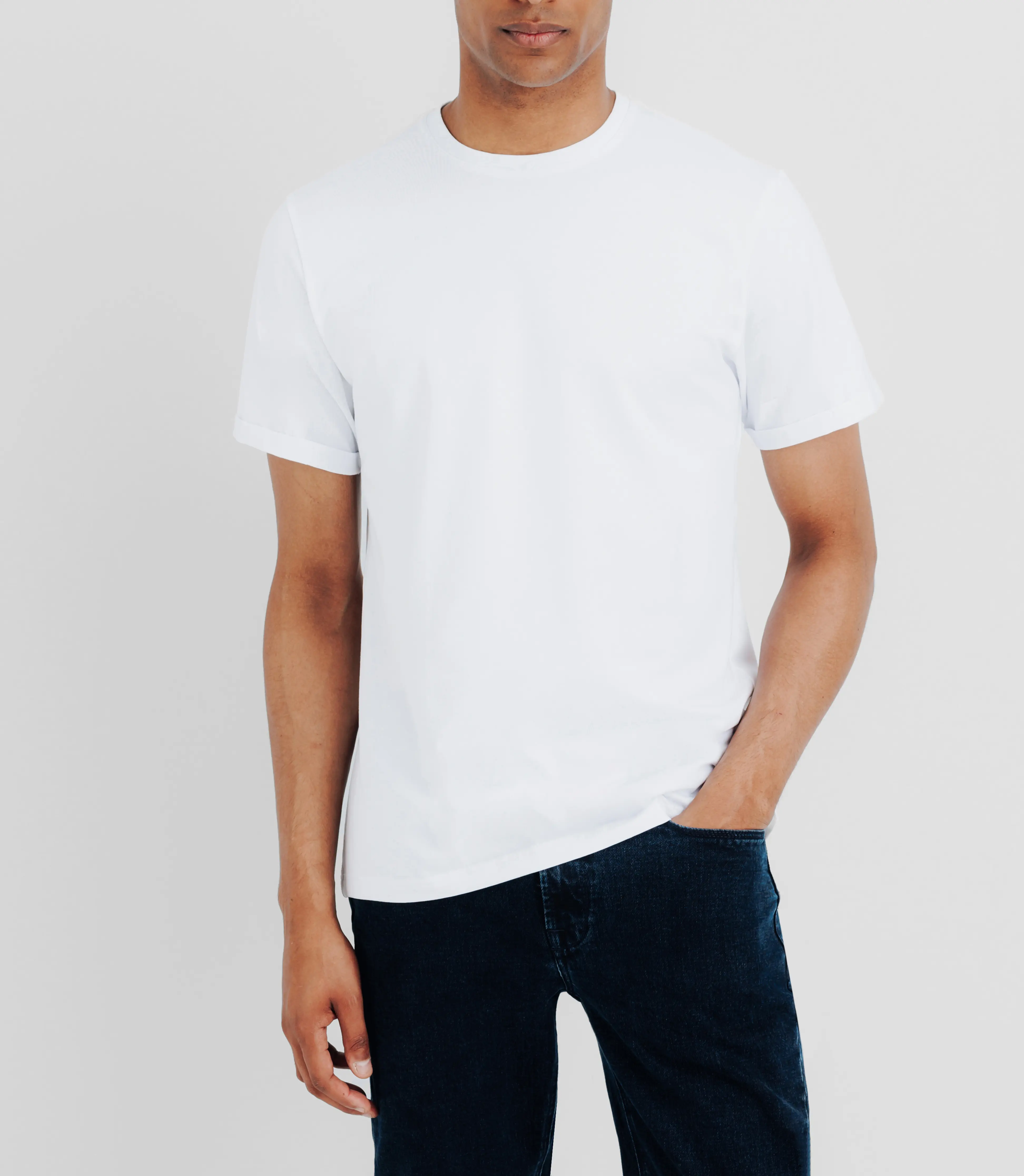 T-shirt en jersey blanc - Image 2