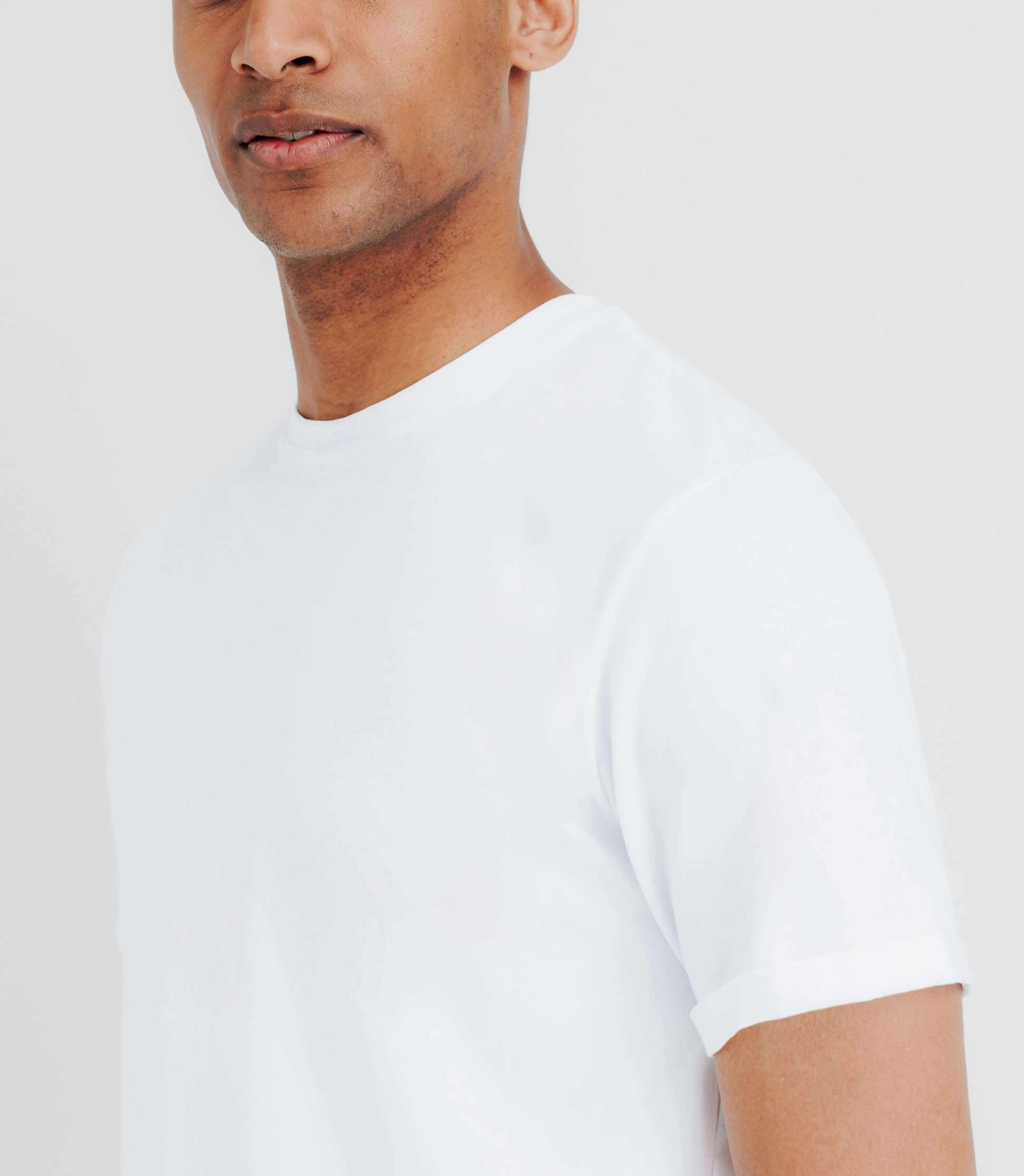 T-shirt en jersey blanc - Image 3