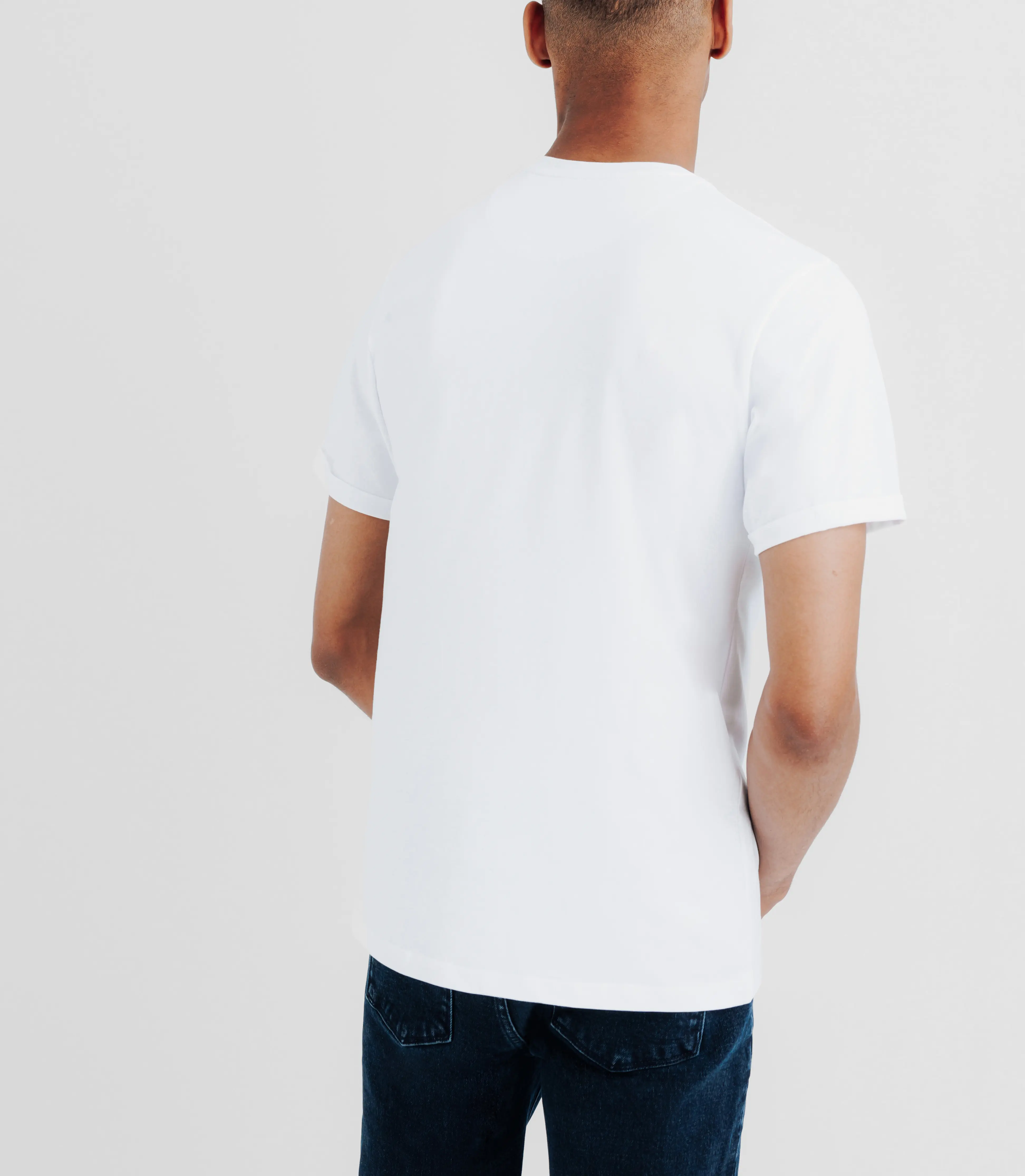 T-shirt en jersey blanc - Image 4