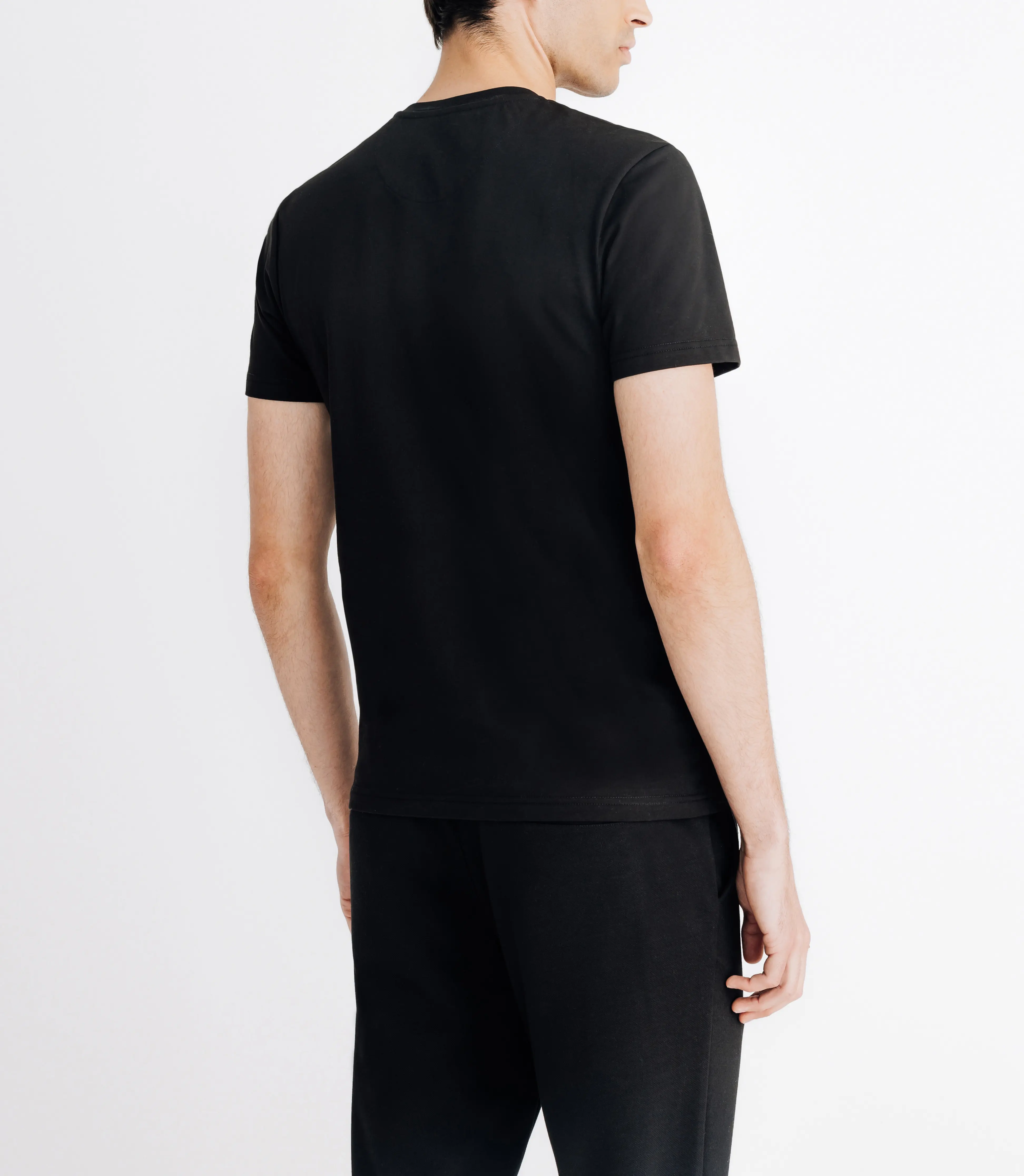 T-shirt avec écriture noir - Image 4
