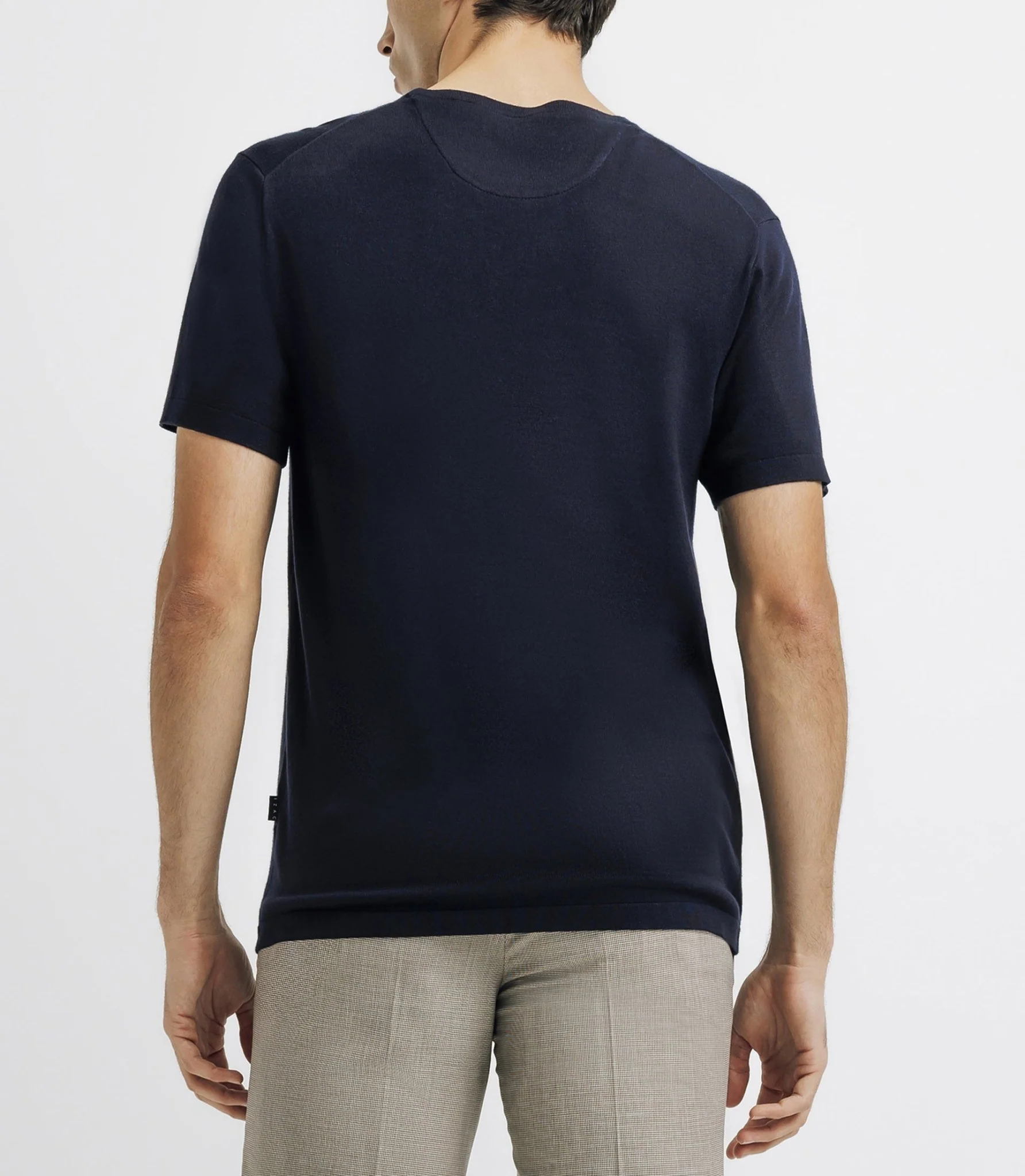 T-shirt uni marine - Image 3