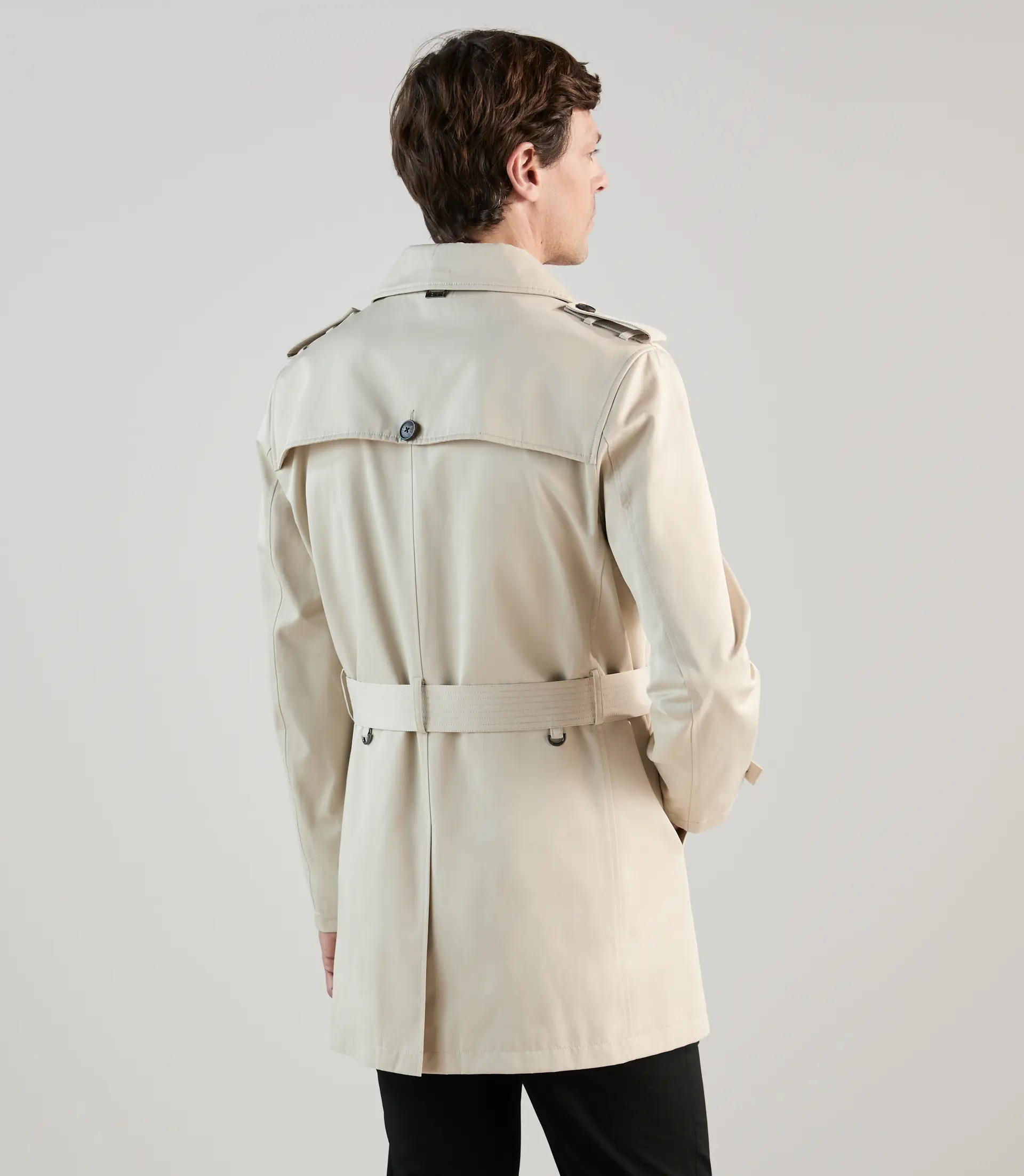 Trench croisé beige - Image 5
