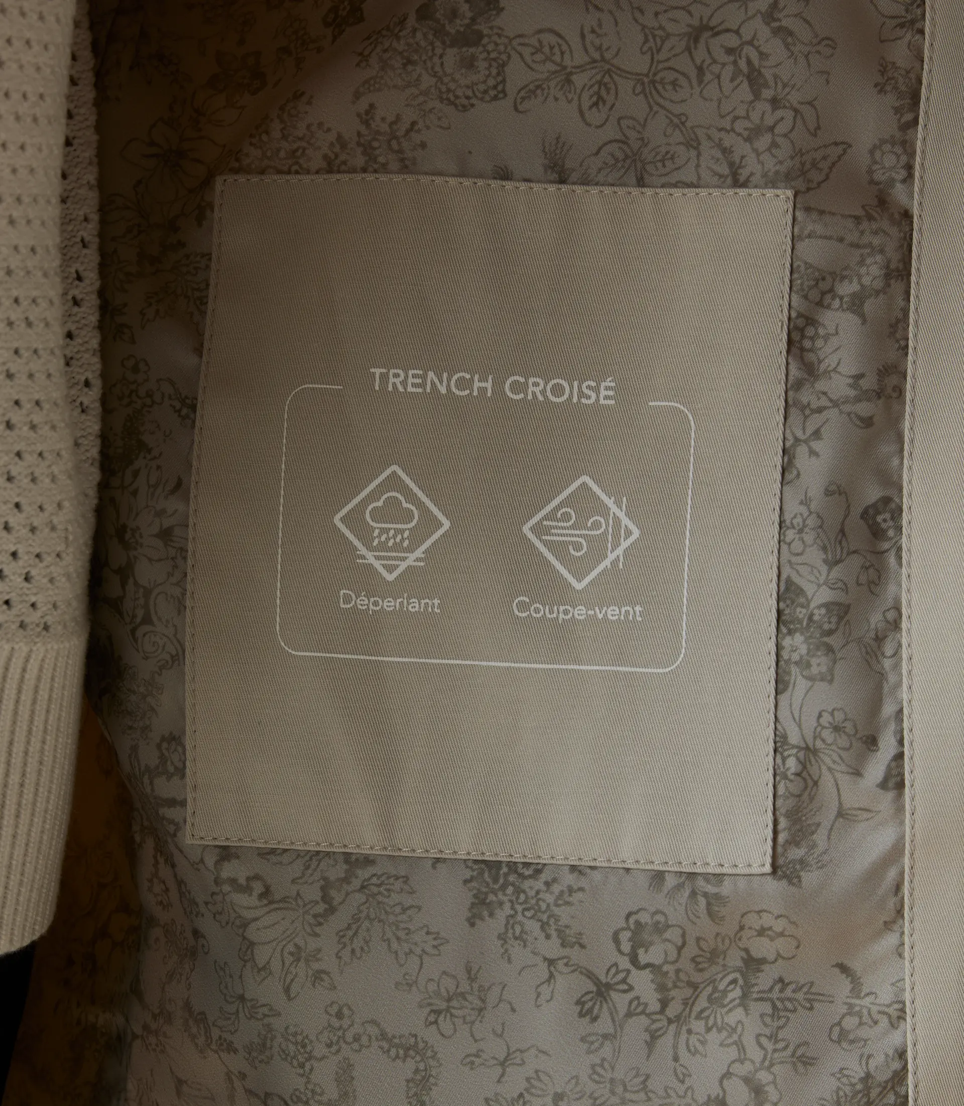 Trench croisé beige - Image 6