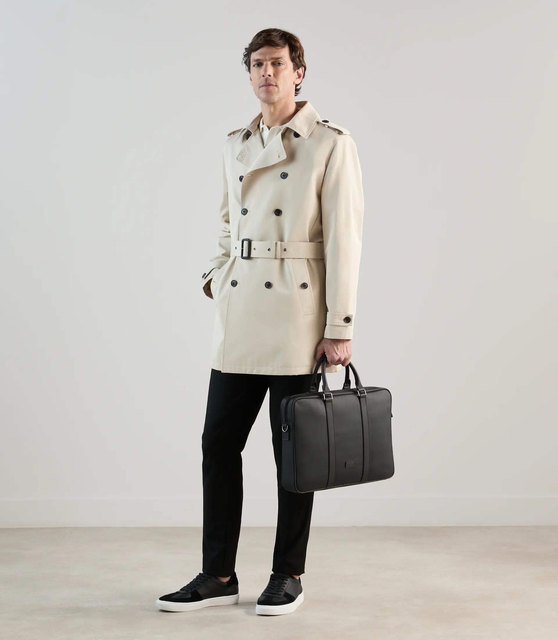 Trench croisé beige - Image 7