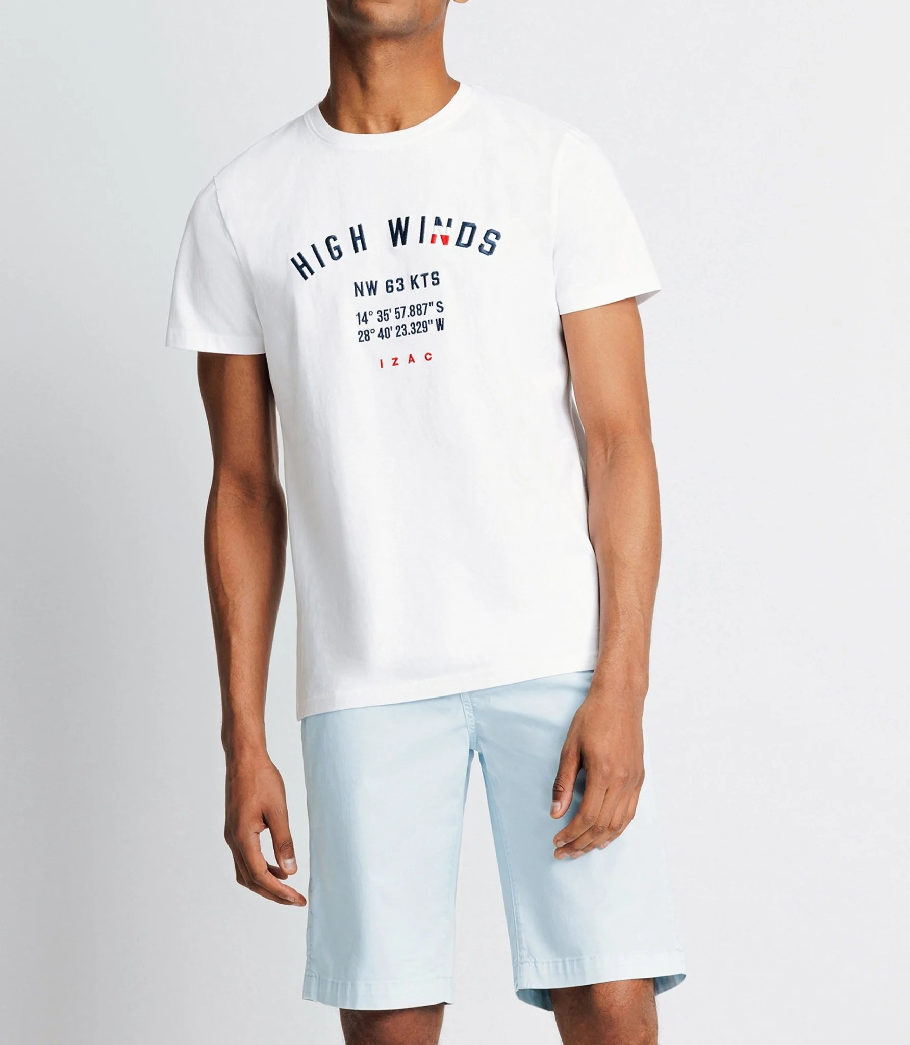T-shirt avec borderie blanc - Image 2