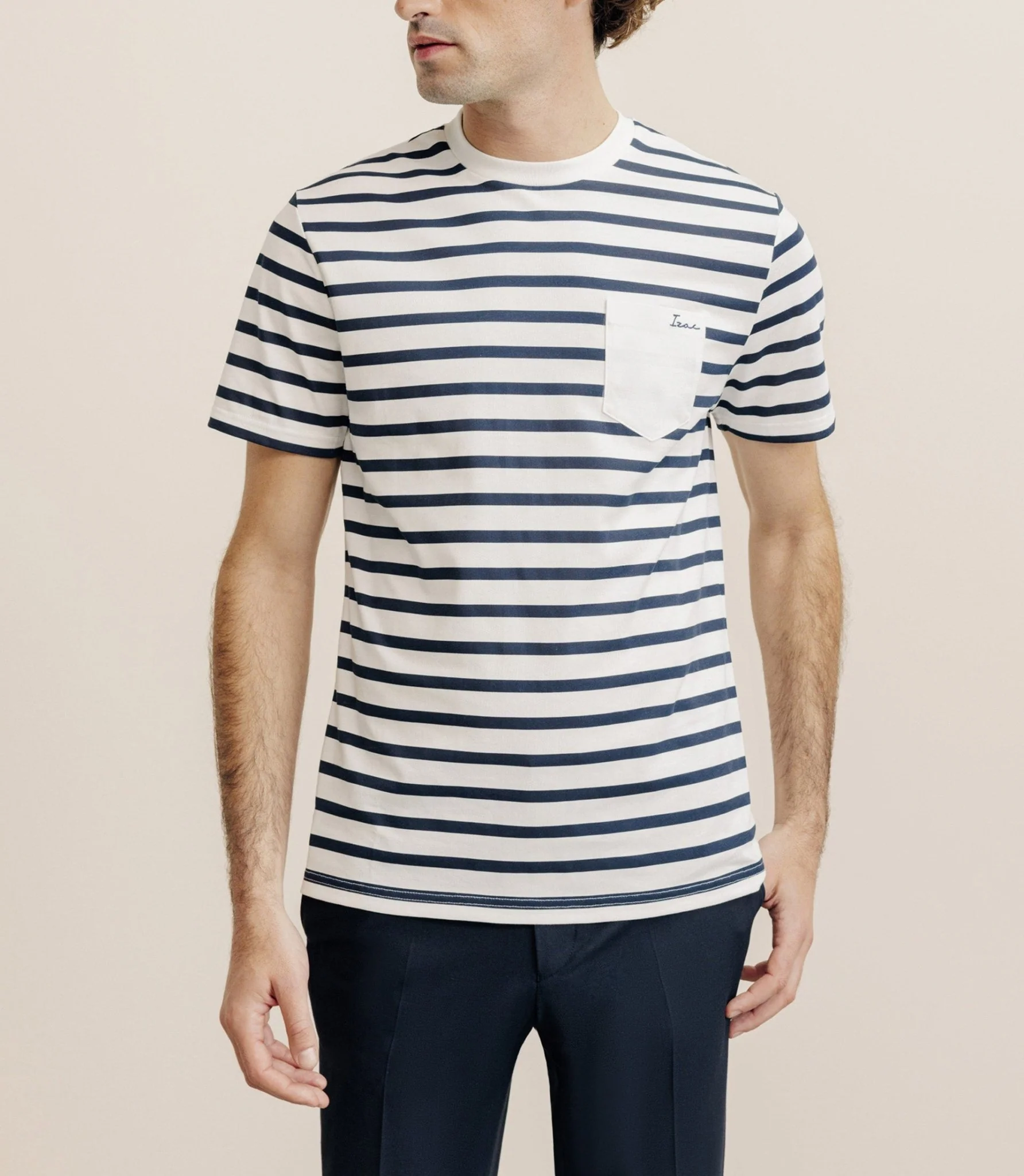 T-shirt marinière marine
