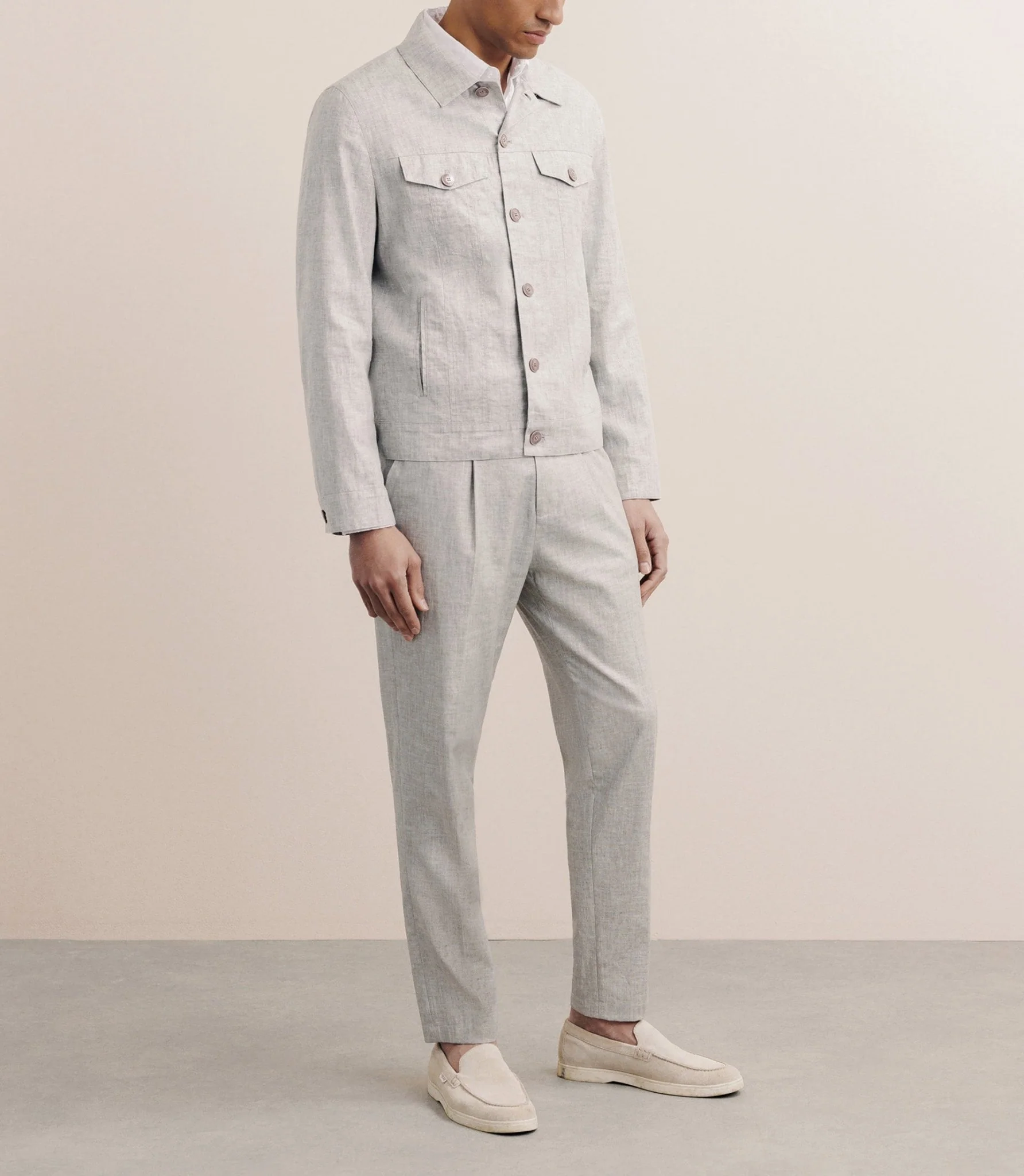 Veste casual grise - Image 3
