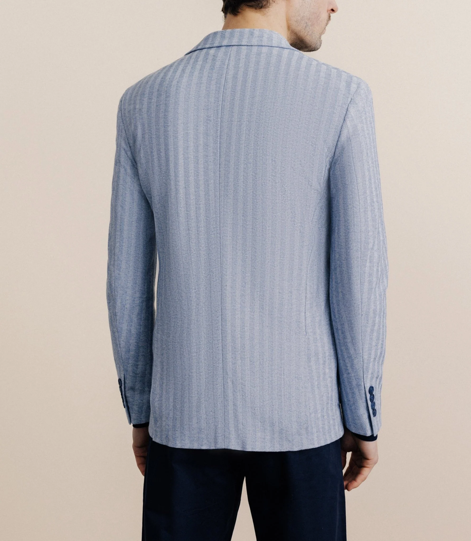 Veste casual bleu ciel - Image 5