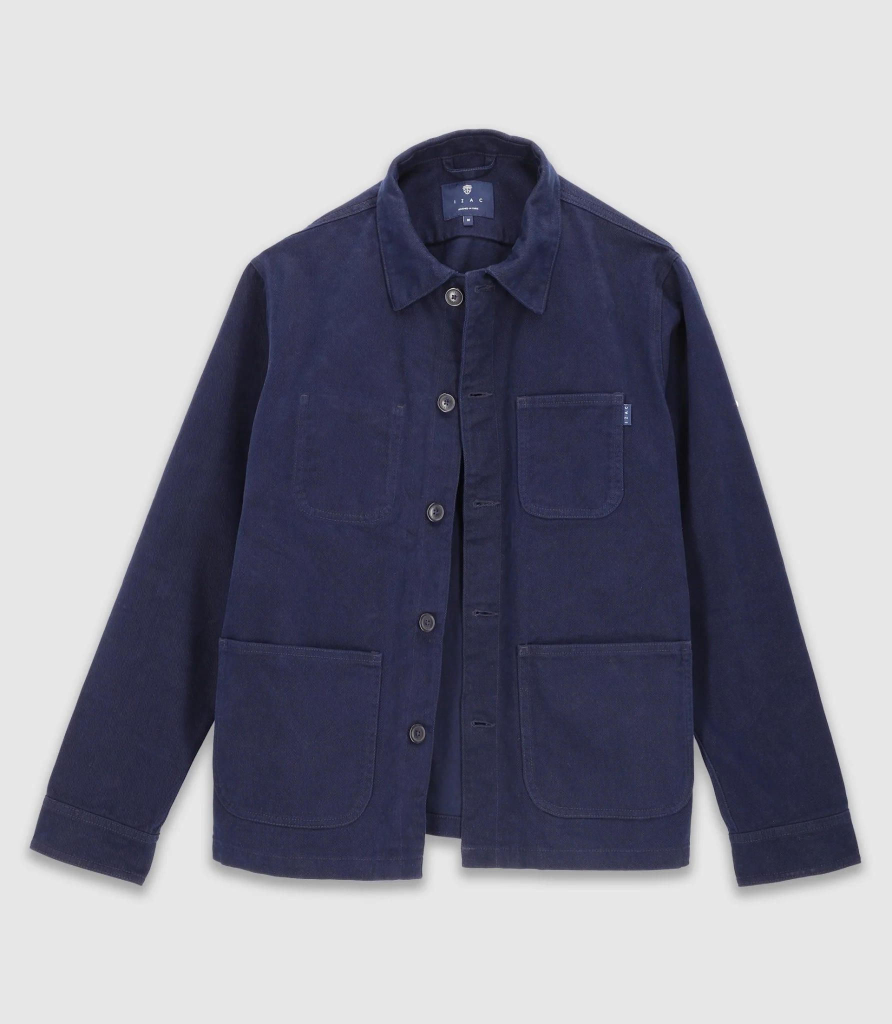 Veste casual en coton marine - Image 2