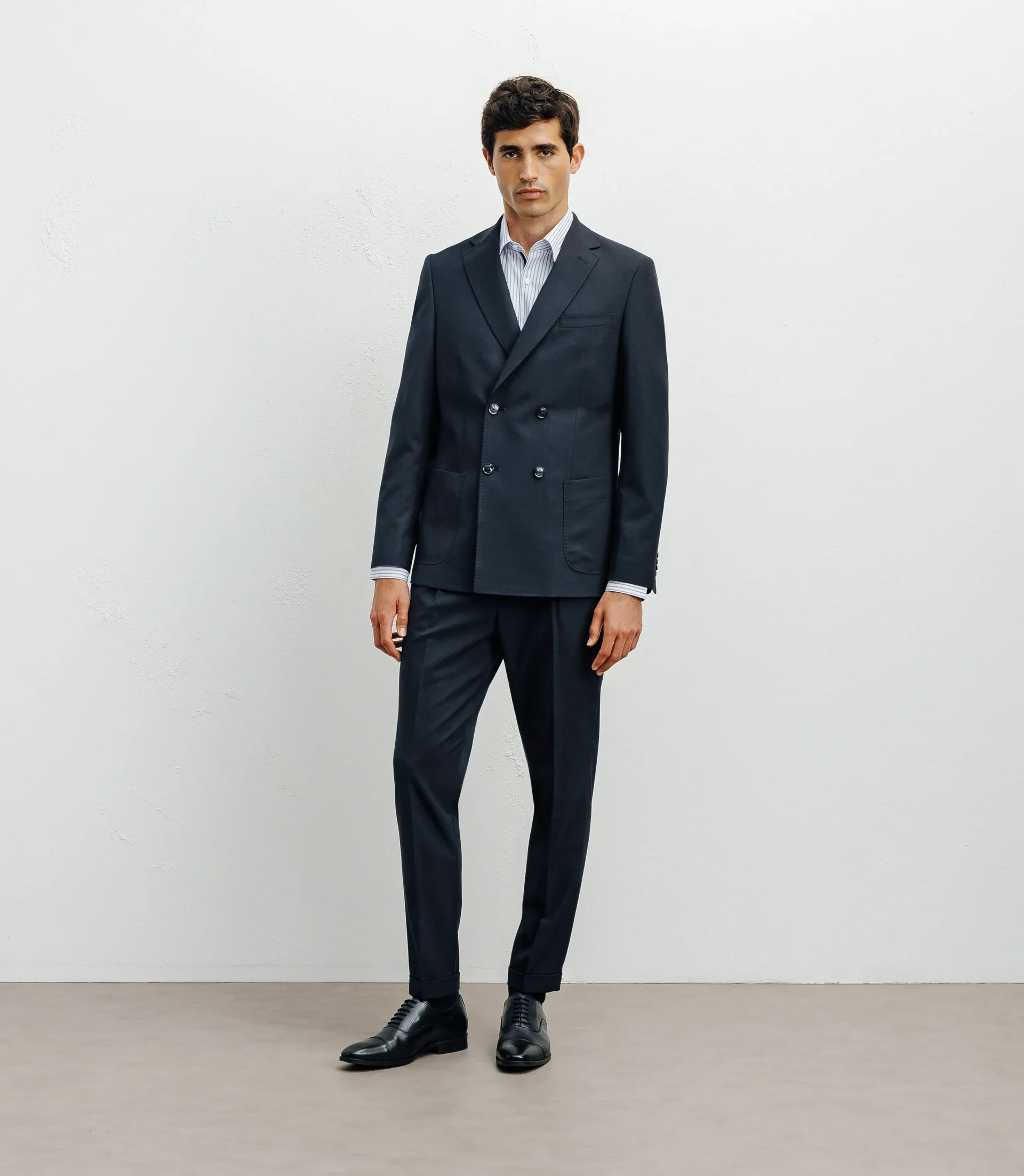 Veste croisée marine - Image 3