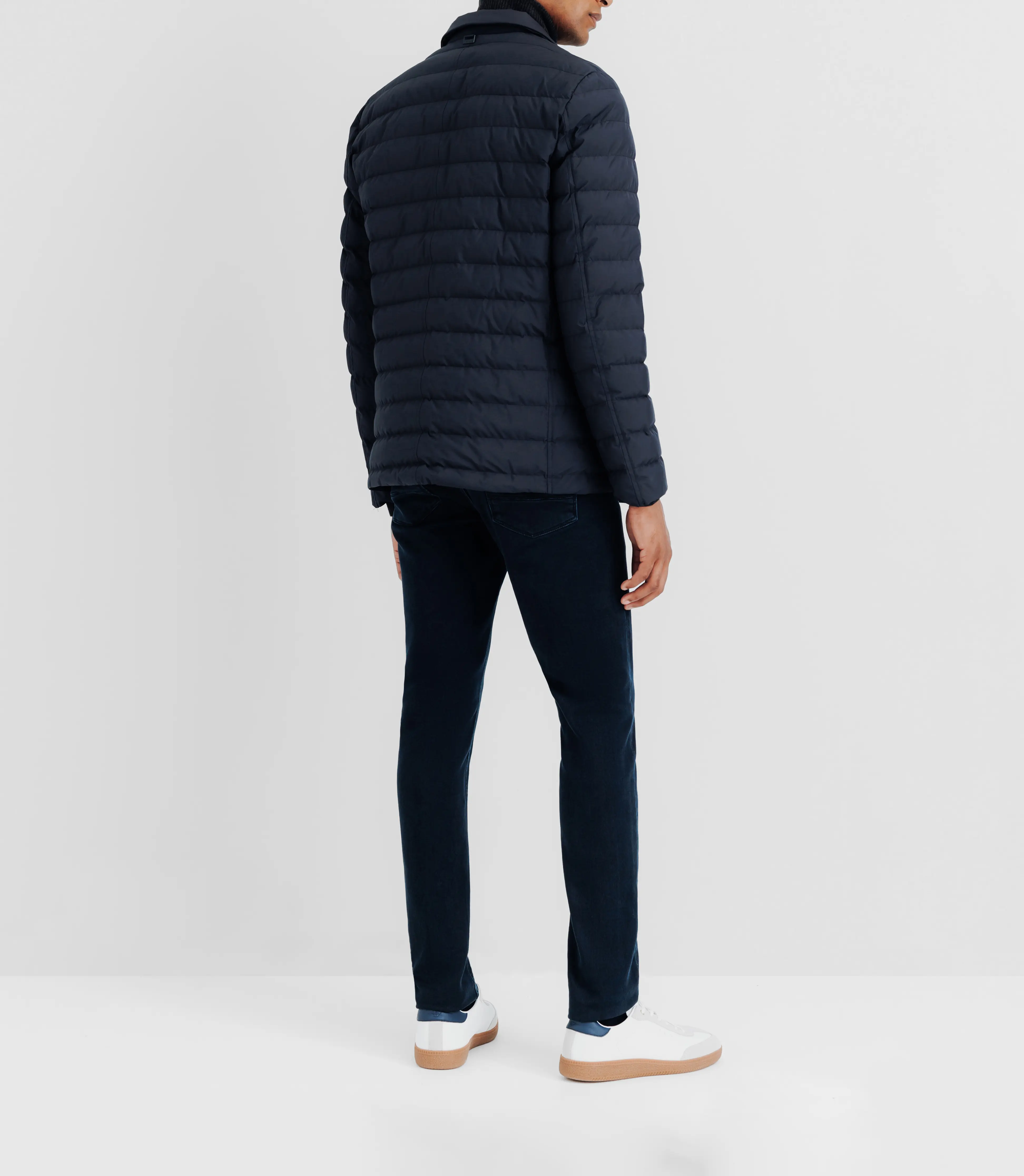 Veste doudoune marine - Image 4