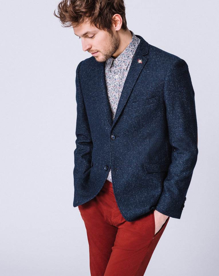 Veste effet tweed 2 boutons "Nunzio" - Image 5