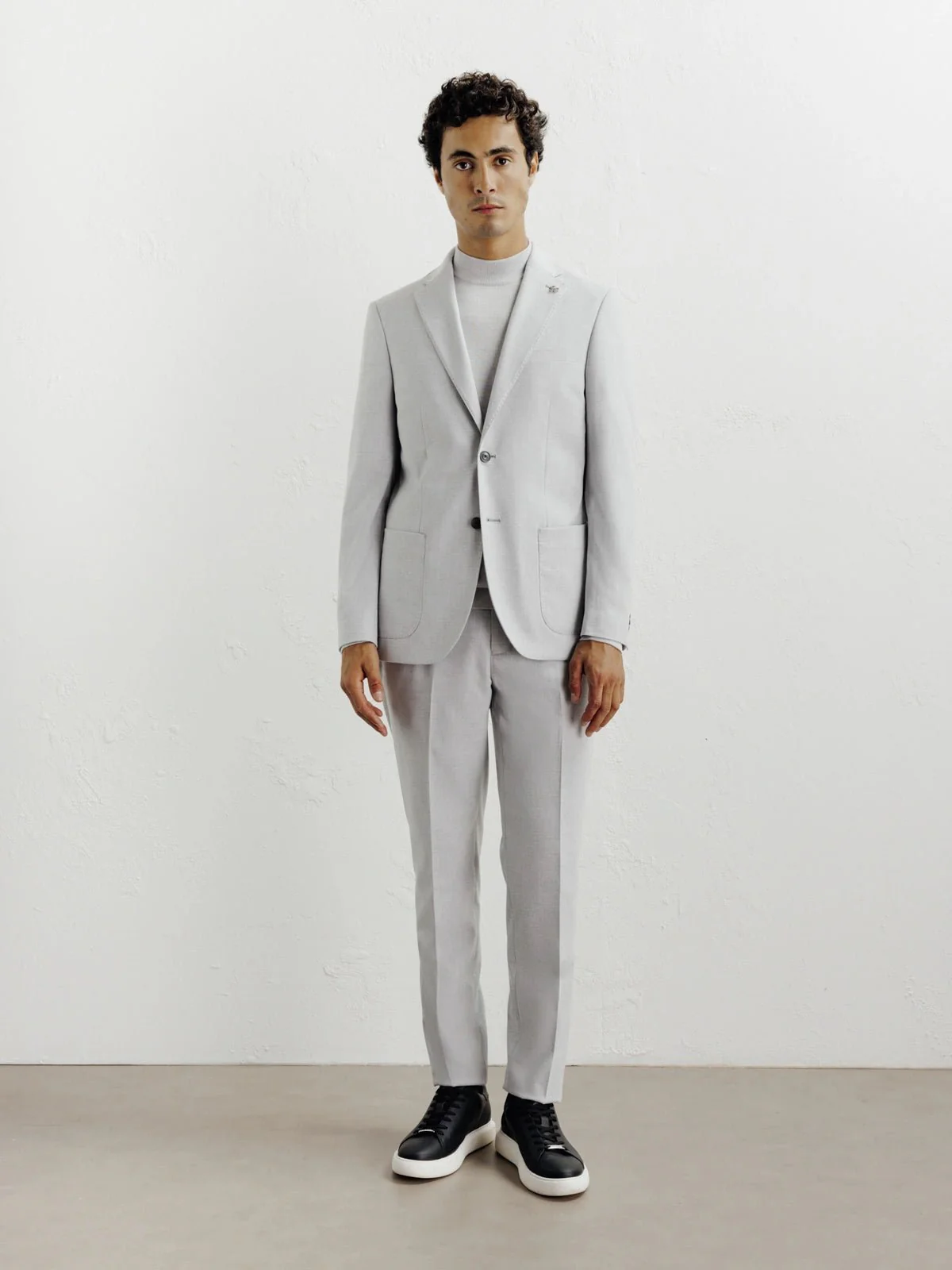 Veste ville en flanelle gris clair - Image 5