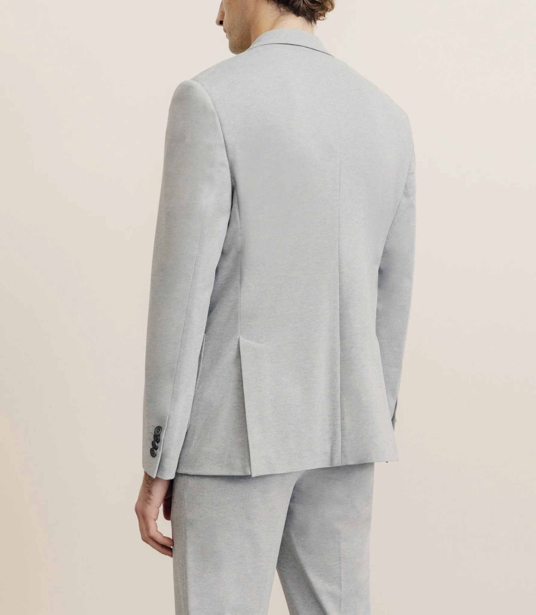 Veste en maille grise - Image 4