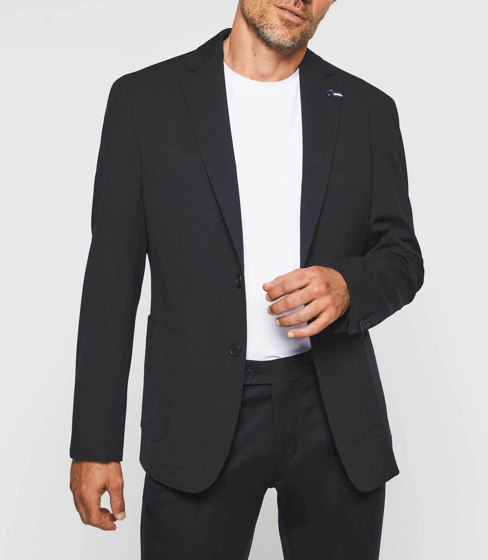 Veste ville maille marine "Cosmo" - Image 2