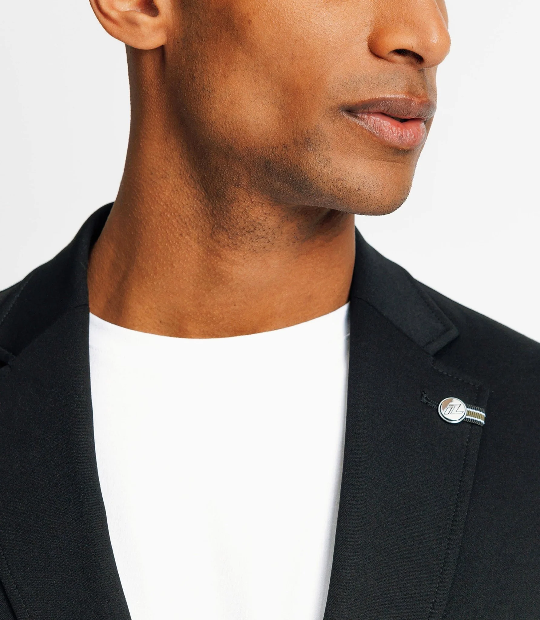 Veste ville maille noir - Image 3