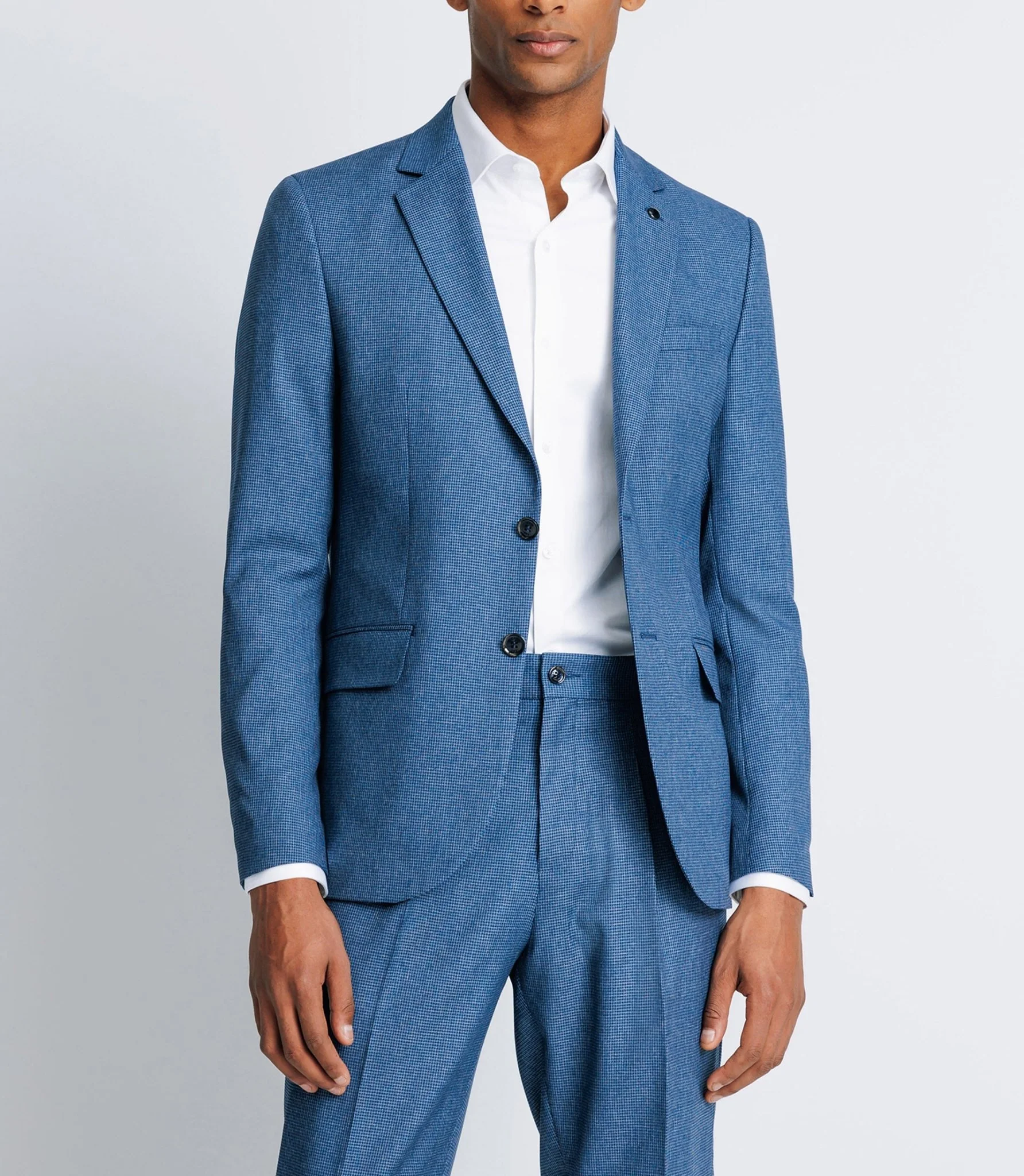 Veste ville séparable bleu effet denim - Image 2