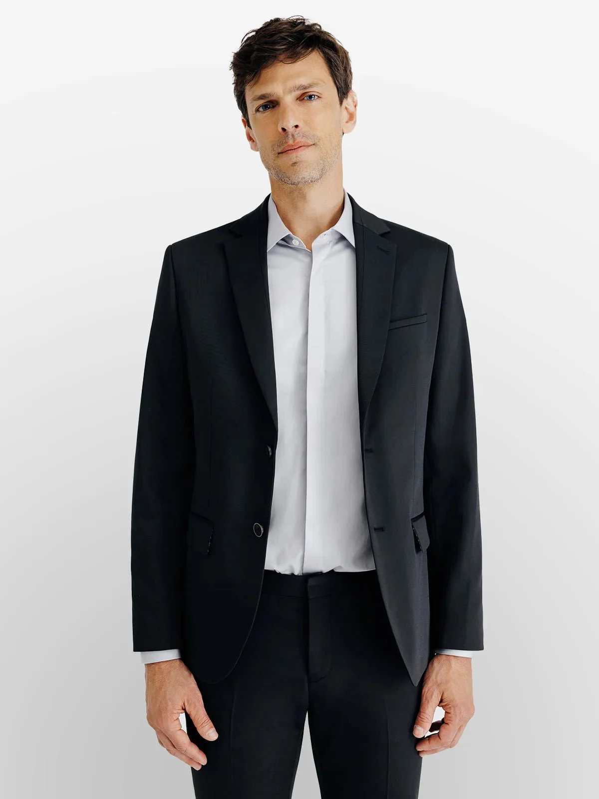 Veste ville séparable tissu technique noir - Image 2